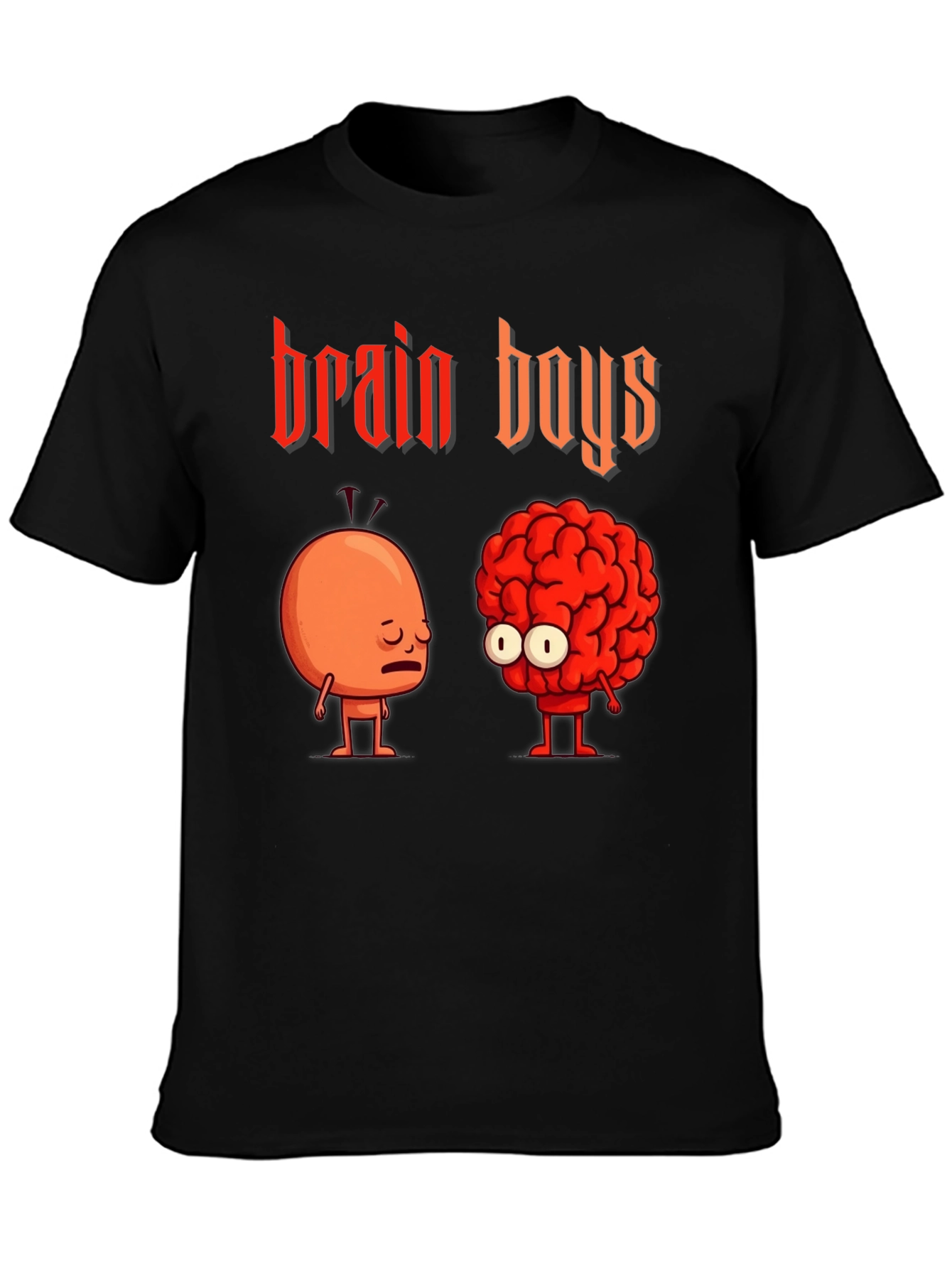 Brain Boys Graphic T-Shirt - Quirky Brain Tee