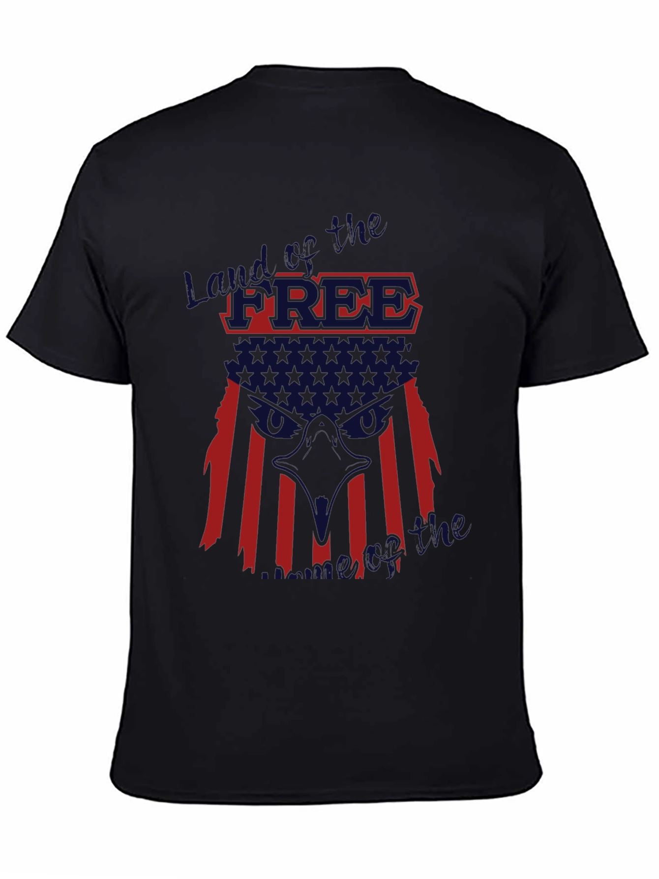 Land of the Free T-Shirt Patriotic USA Flag