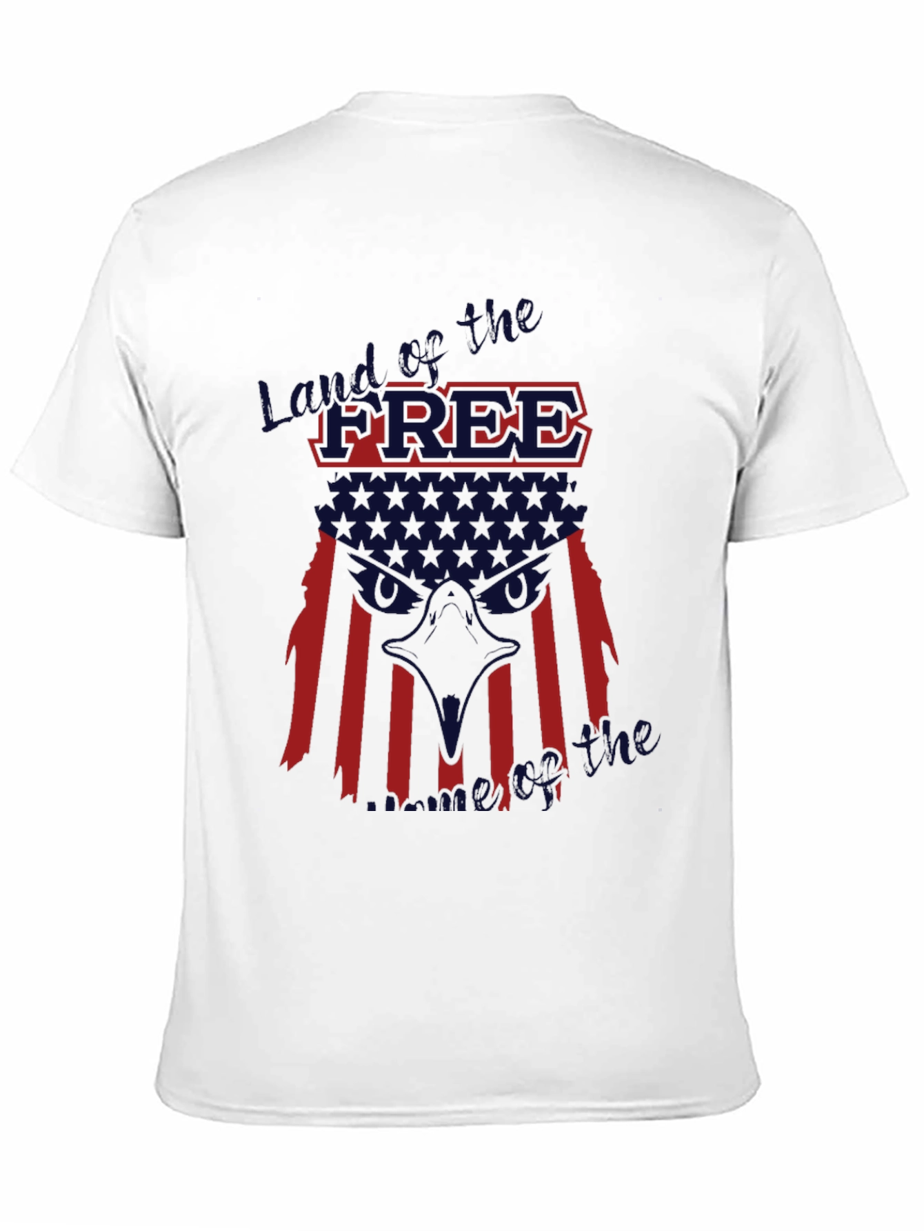 Land of the Free T-Shirt Patriotic USA Flag