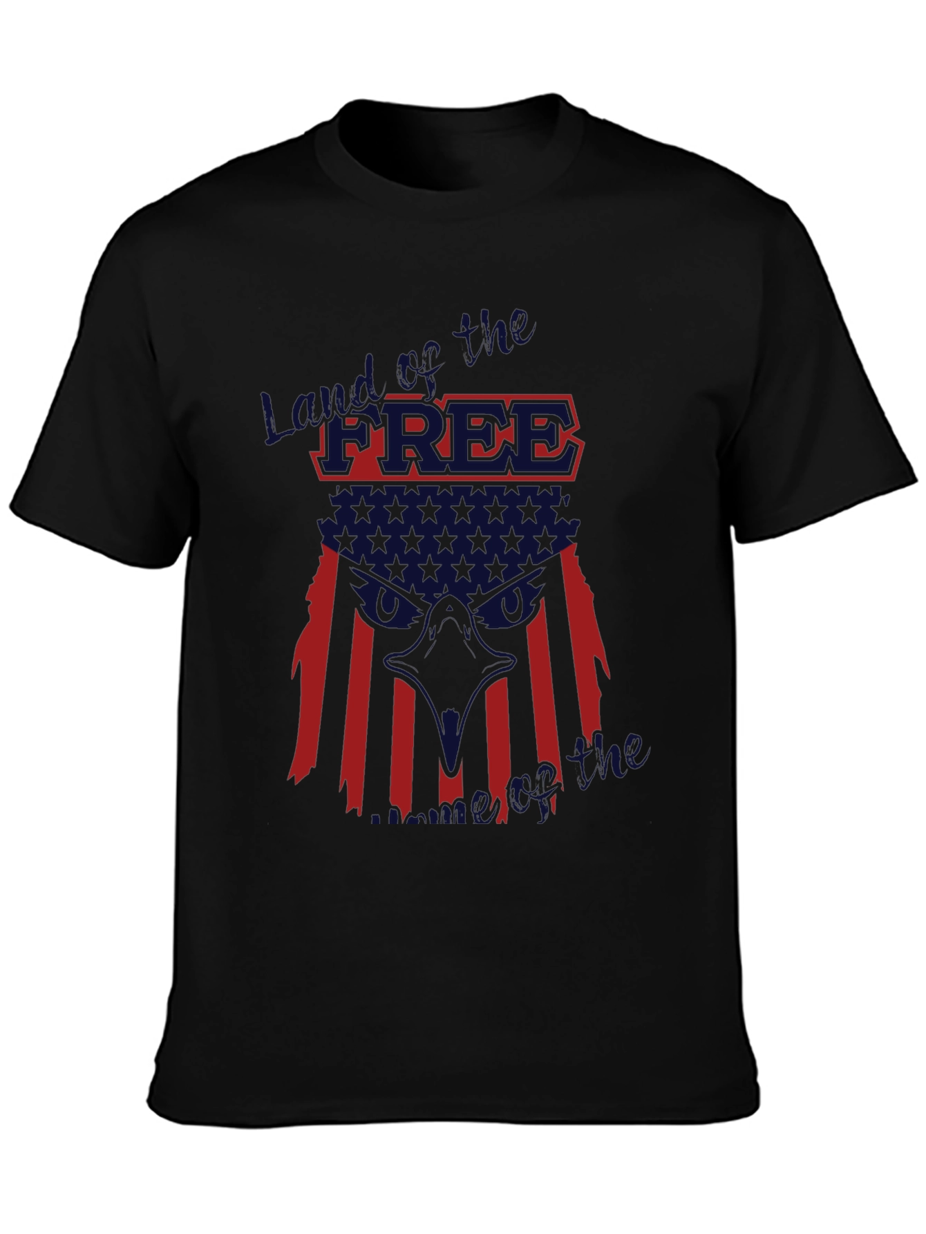Land of the Free T-Shirt Patriotic USA Flag