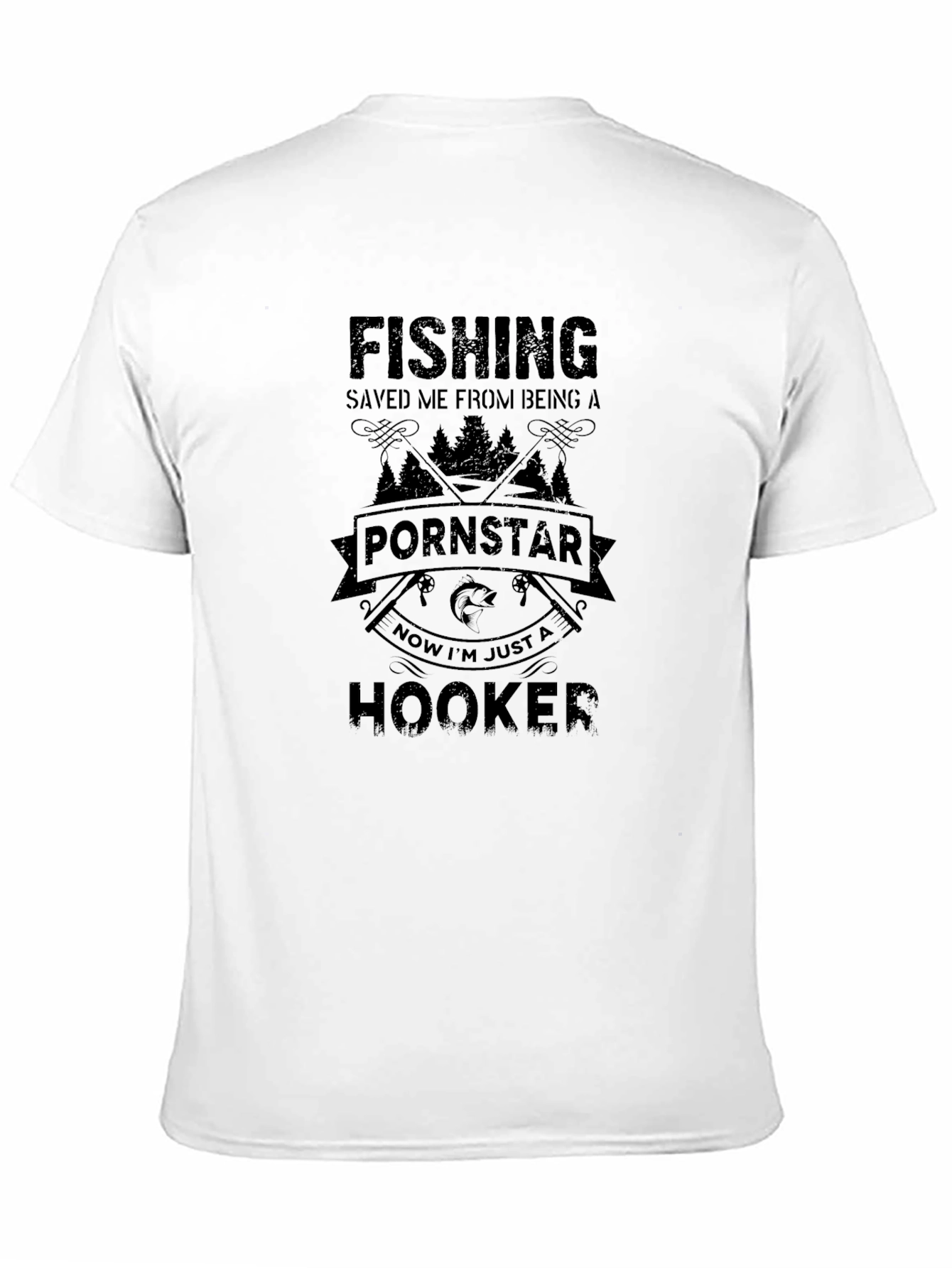 Funny Fishing Hooker T-Shirt - Angler Gift