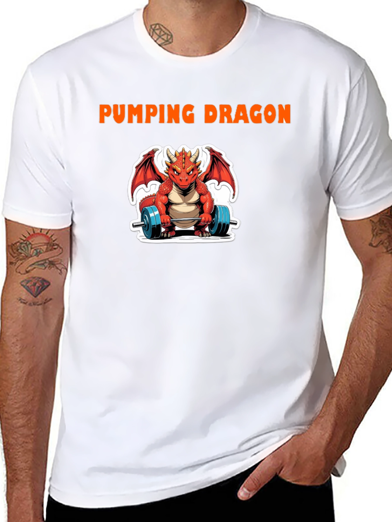 Pumping Dragon Graphic Tee