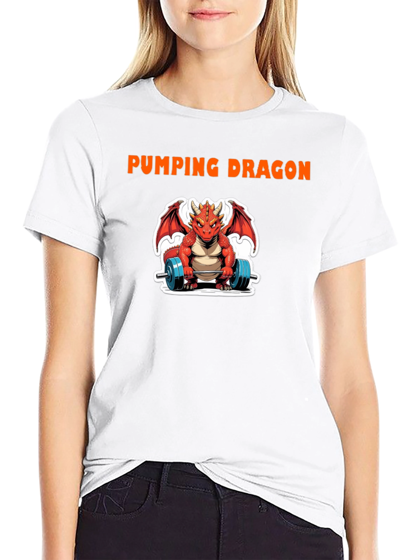 Pumping Dragon Graphic Tee