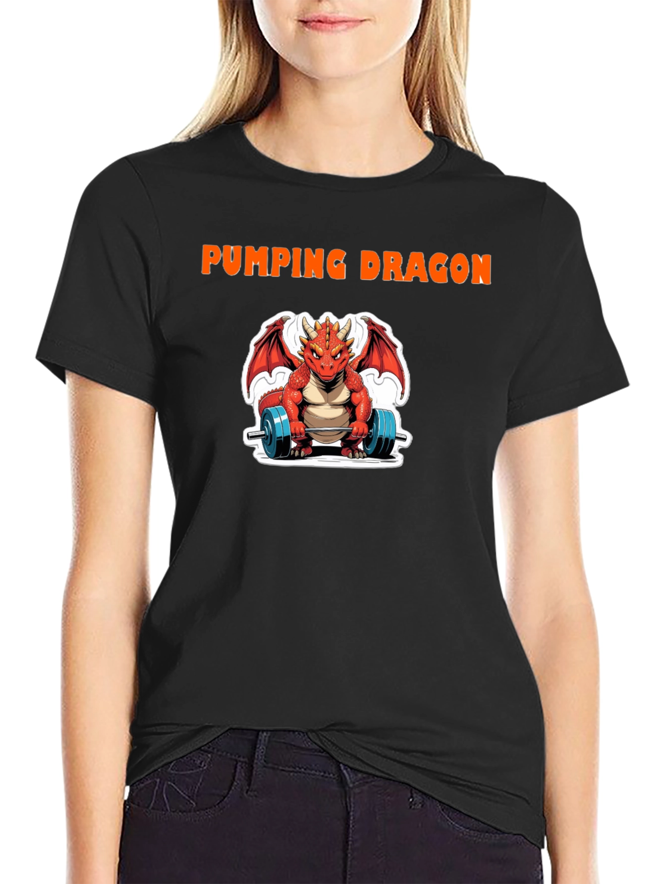 Pumping Dragon Graphic Tee
