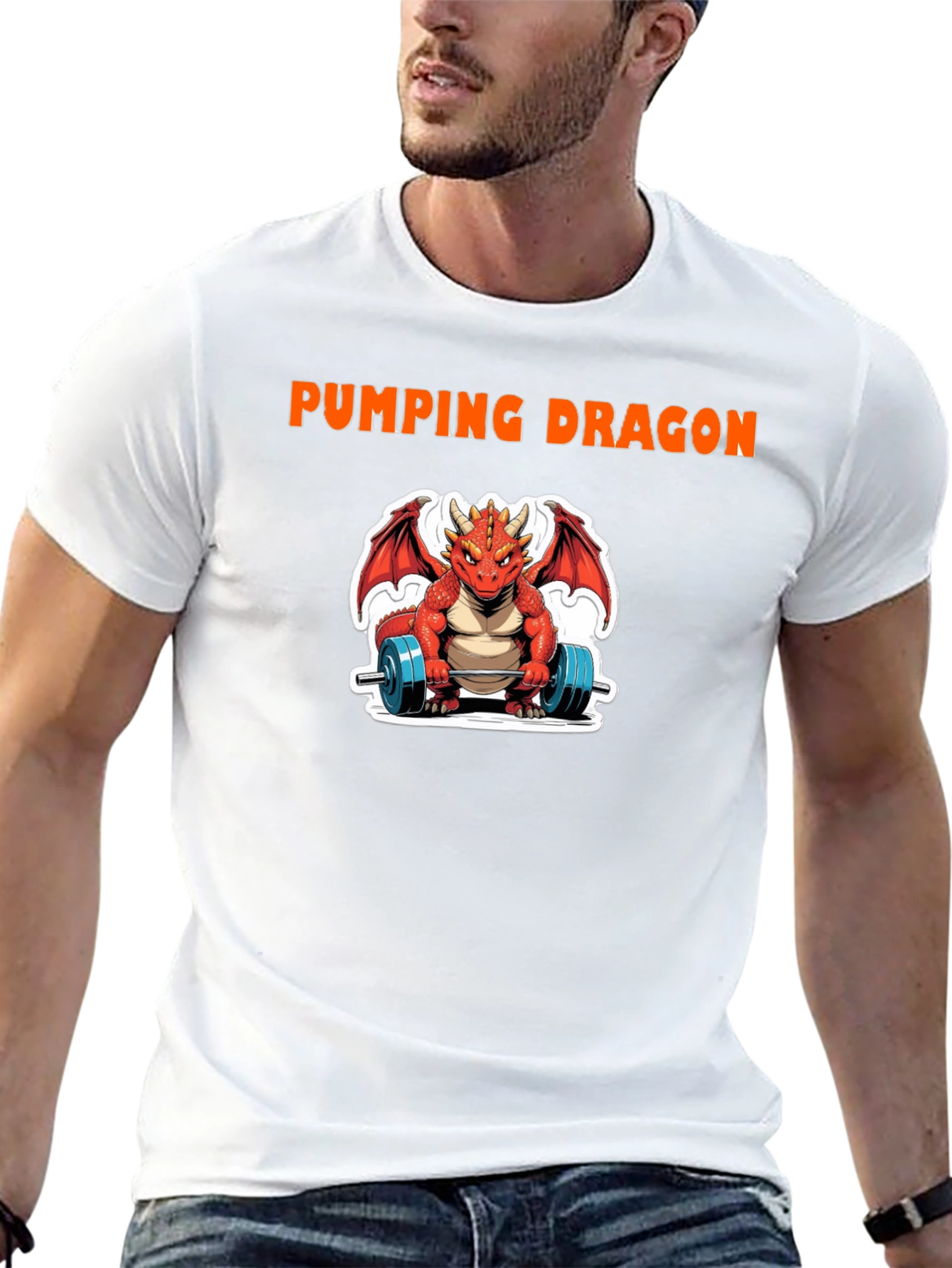 Pumping Dragon Graphic Tee