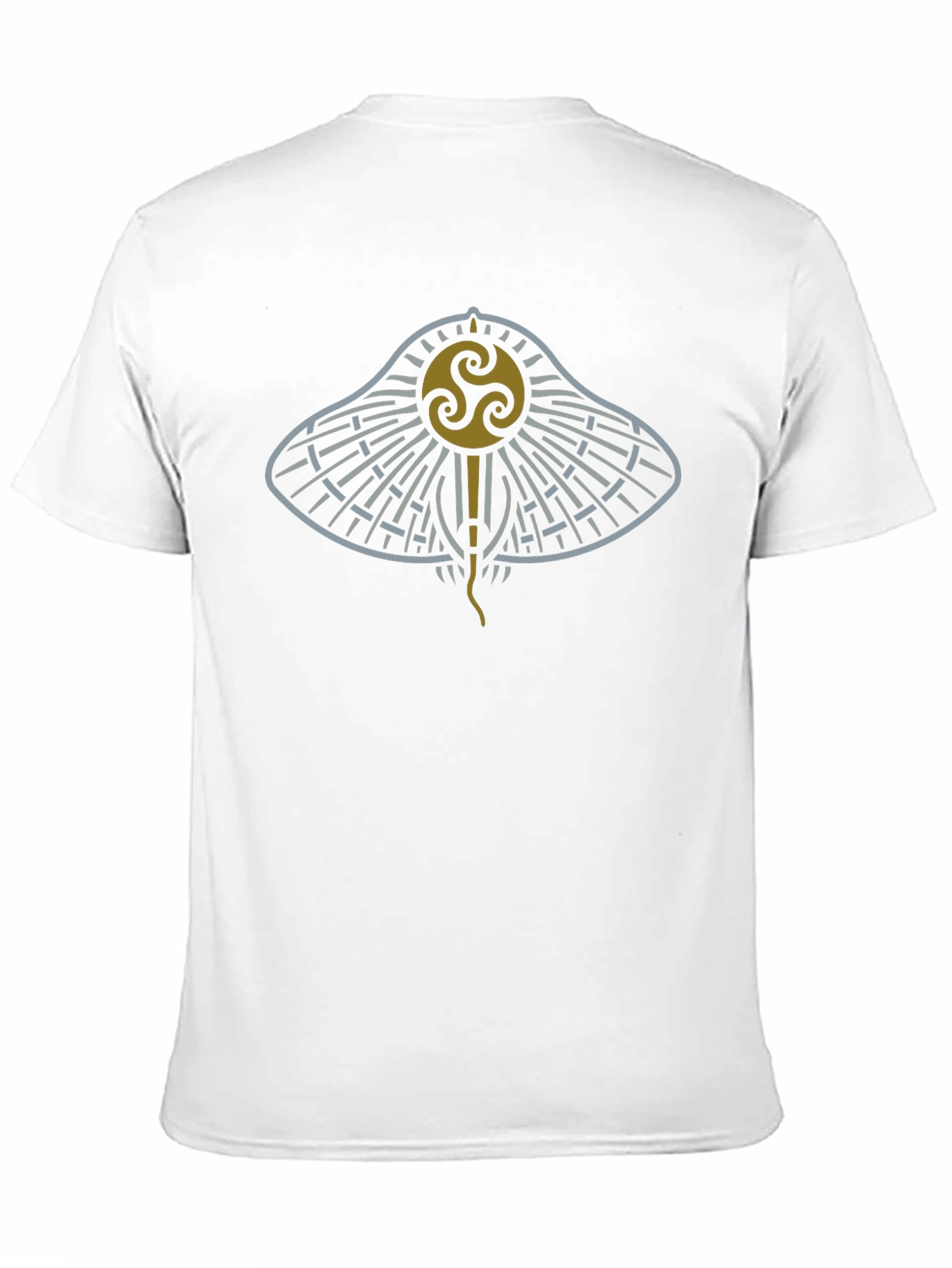 Celtic Knot Stingray Graphic Tee - Black