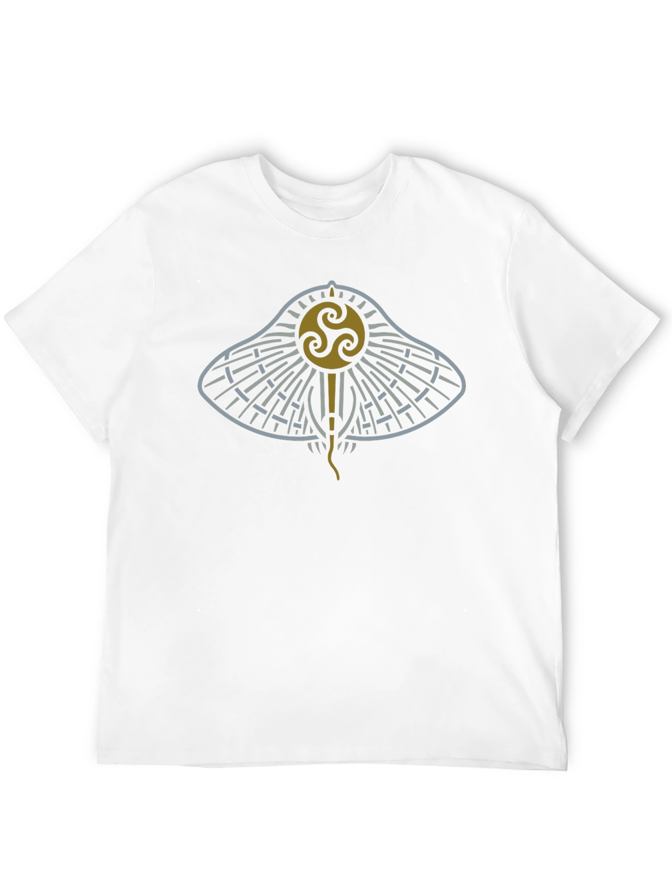 Celtic Knot Stingray Graphic Tee - Black