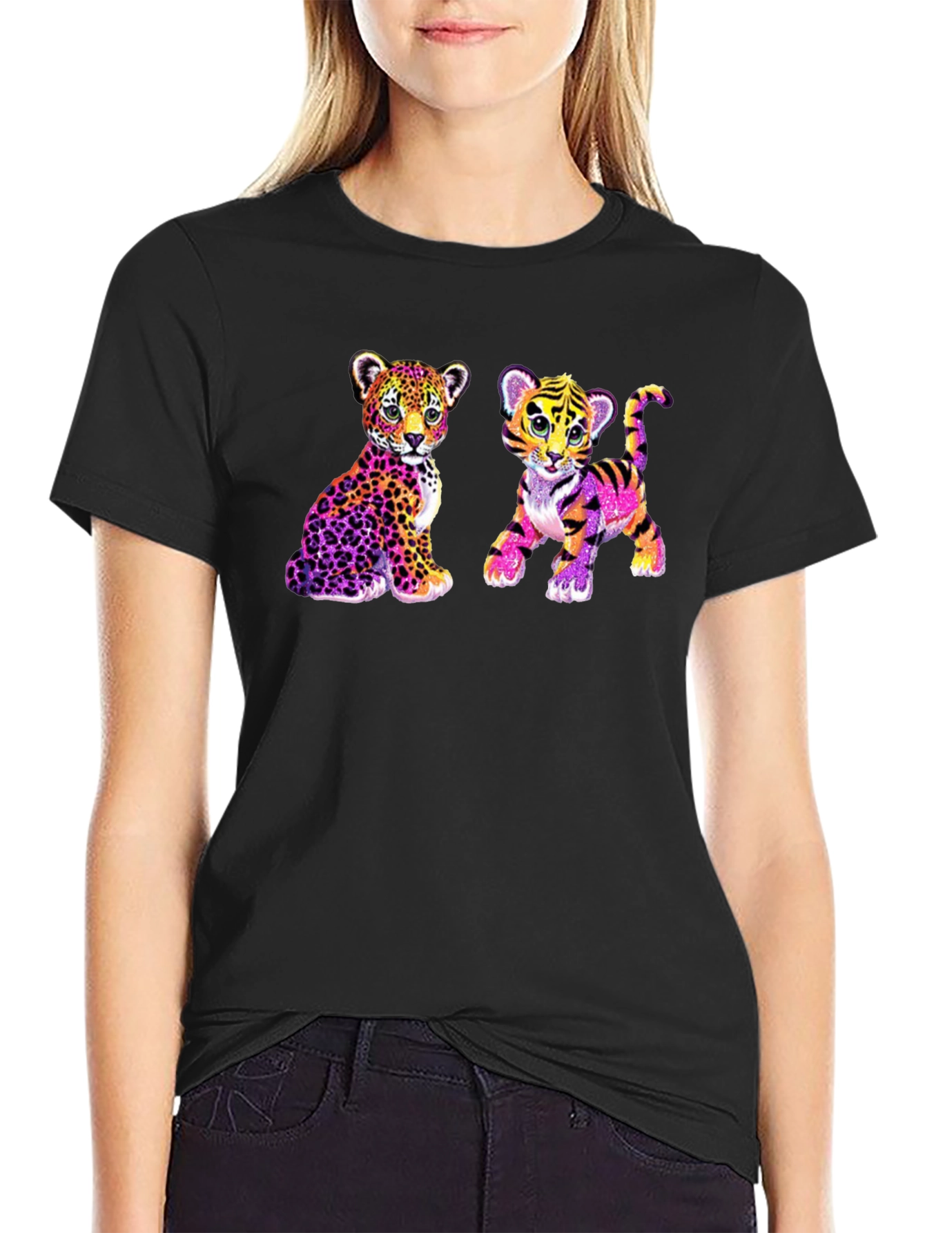 Leopard and Tiger Cub Graphic Tee