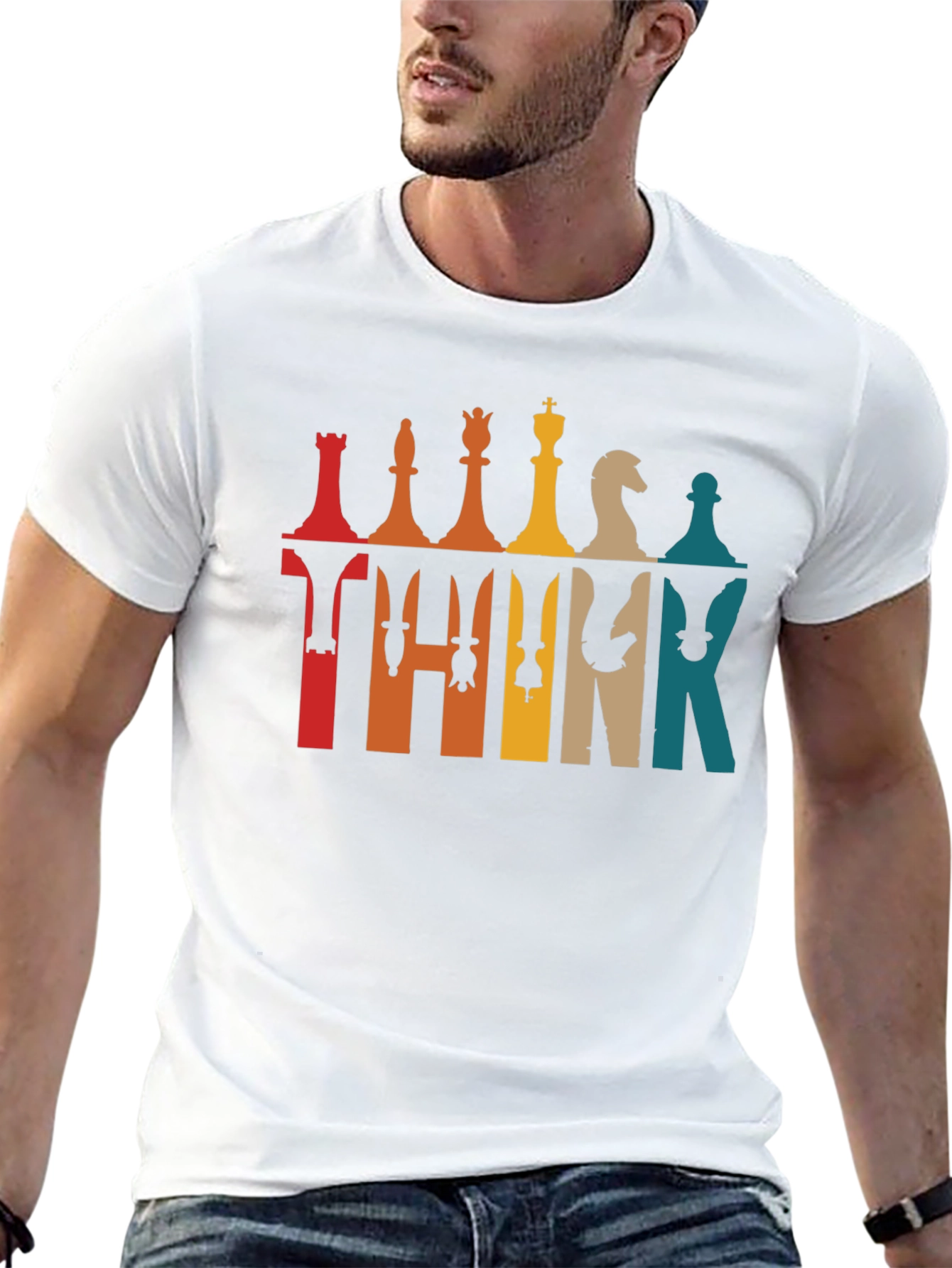 Chess THINK T-Shirt - Strategy Game Tee