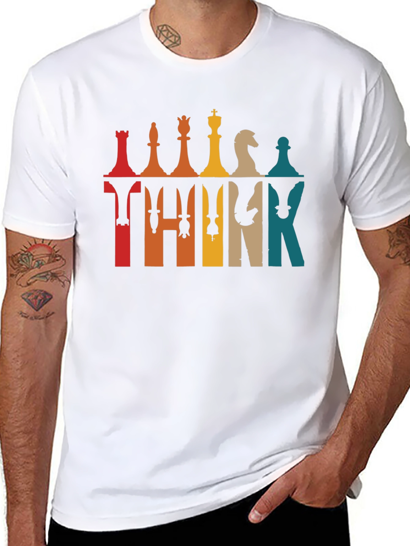 Chess THINK T-Shirt - Strategy Game Tee