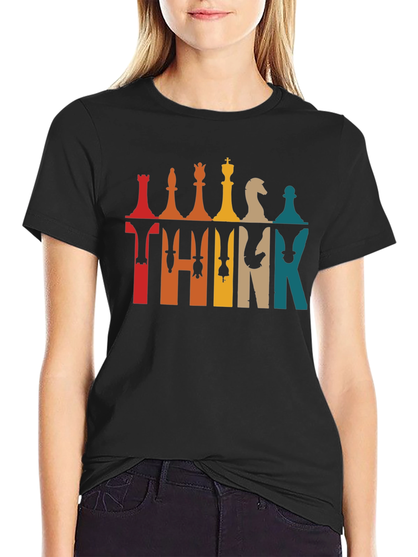 Chess THINK T-Shirt - Strategy Game Tee