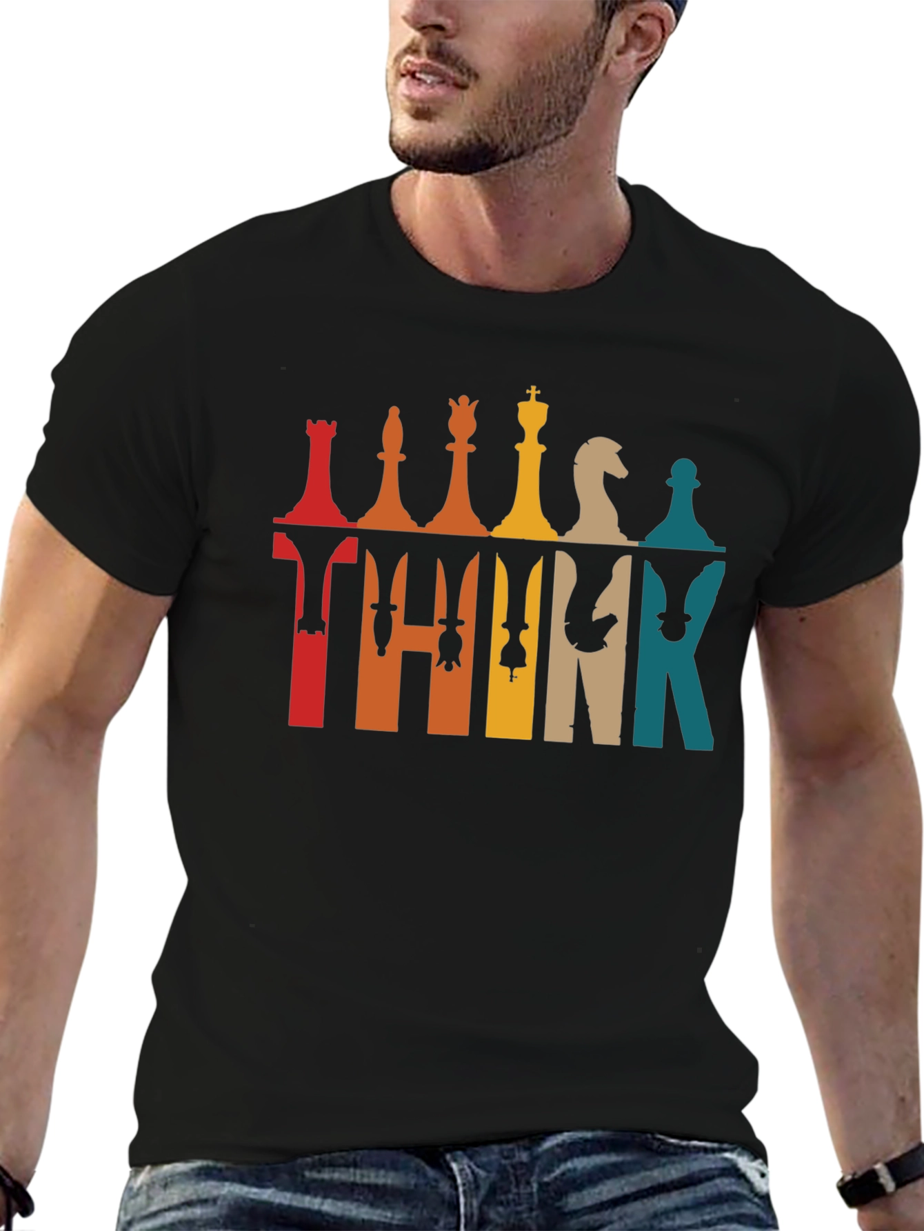 Chess THINK T-Shirt - Strategy Game Tee