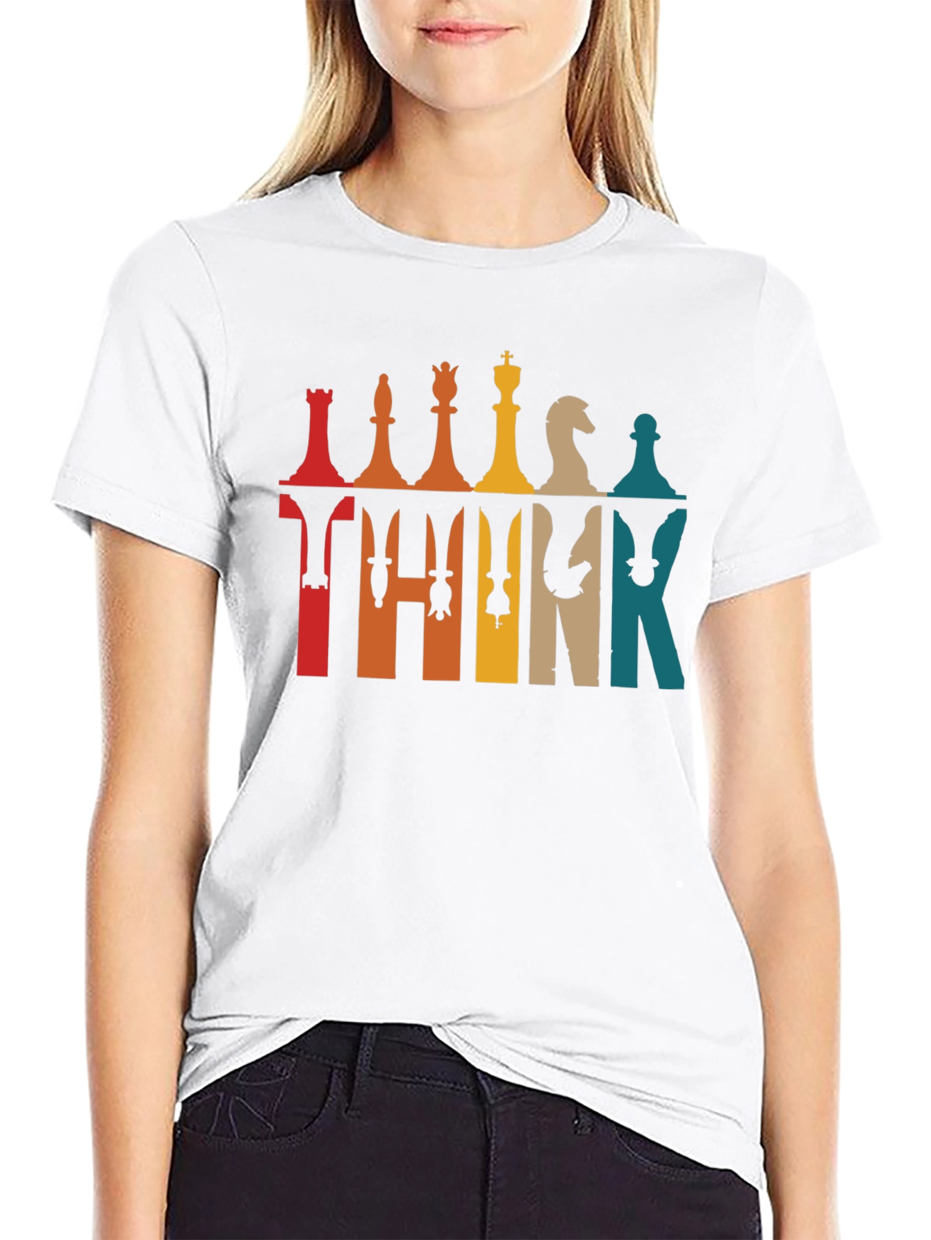 Chess THINK T-Shirt - Strategy Game Tee