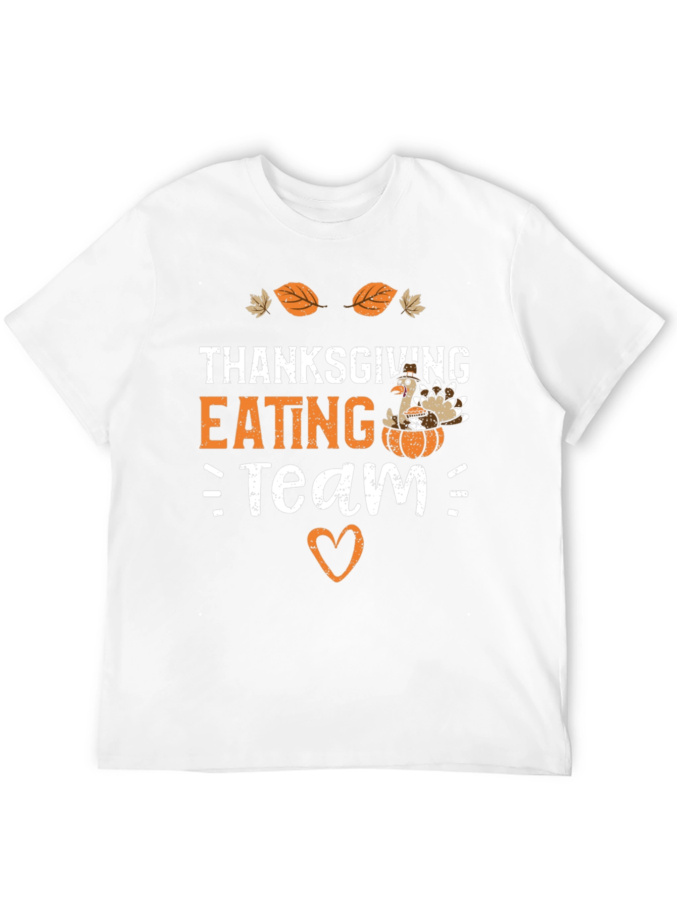 Thanksgiving Eating Team Black T-Shirt