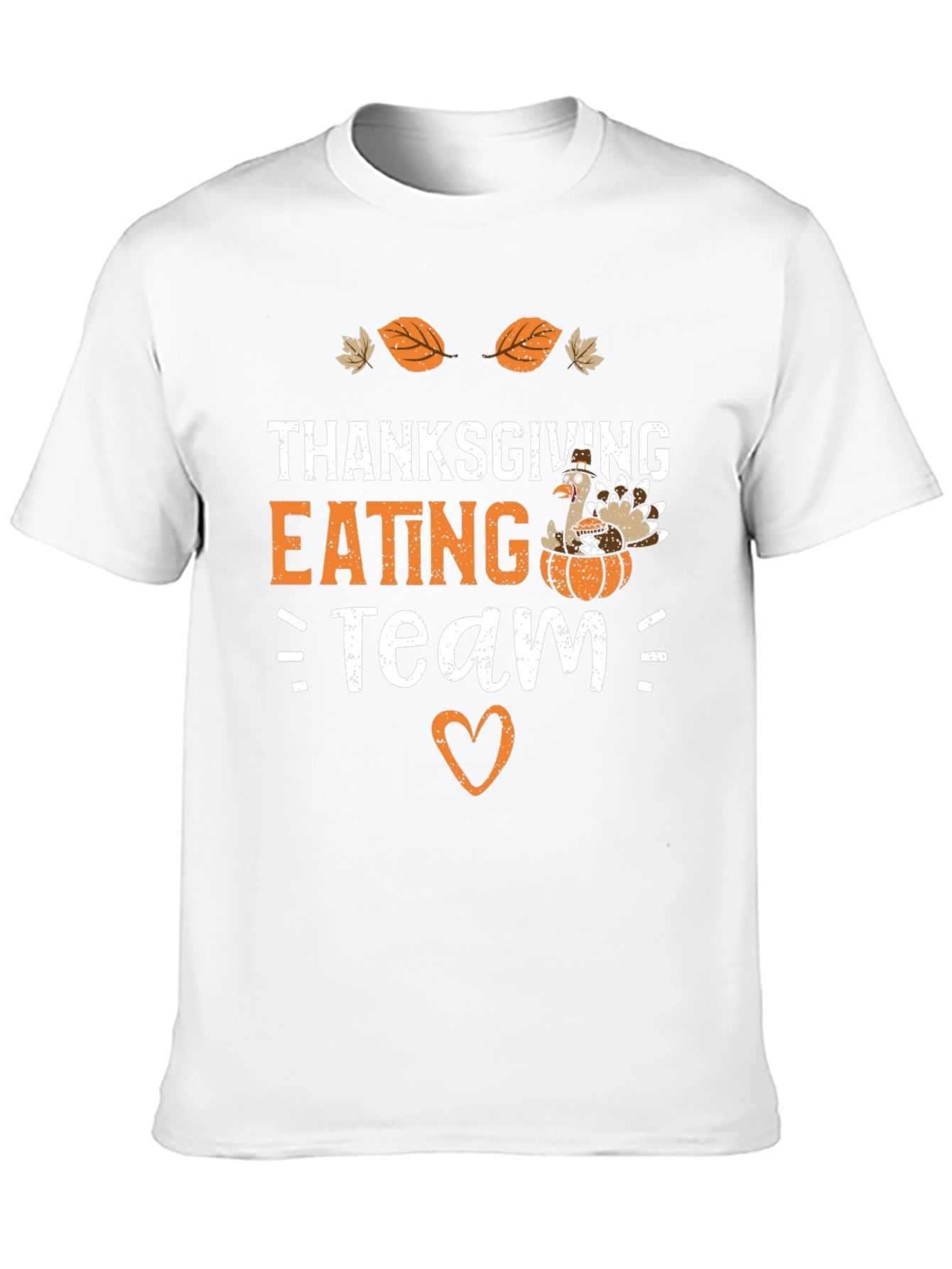 Thanksgiving Eating Team Black T-Shirt