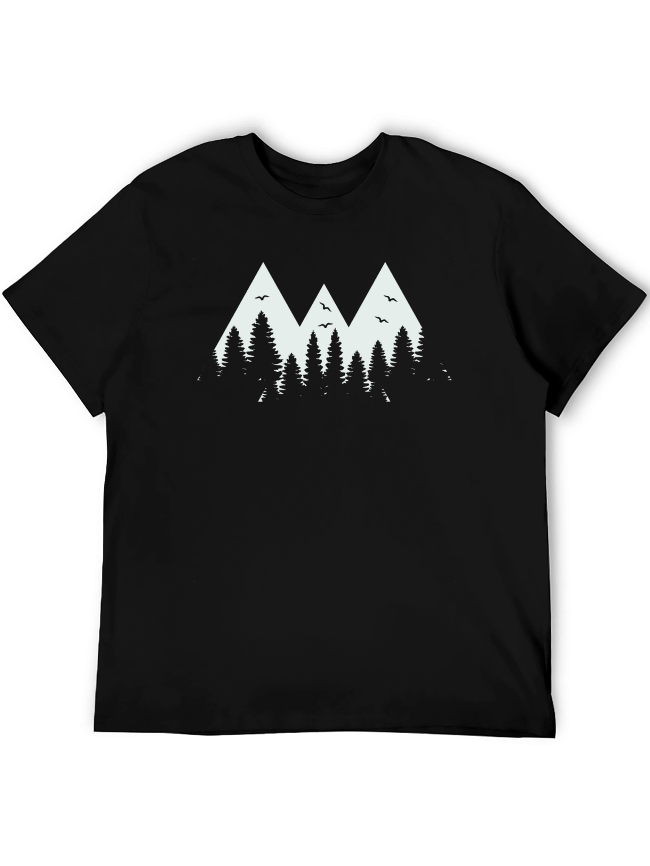 Mountain & Tree Graphic Tee - Nature Inspired Style