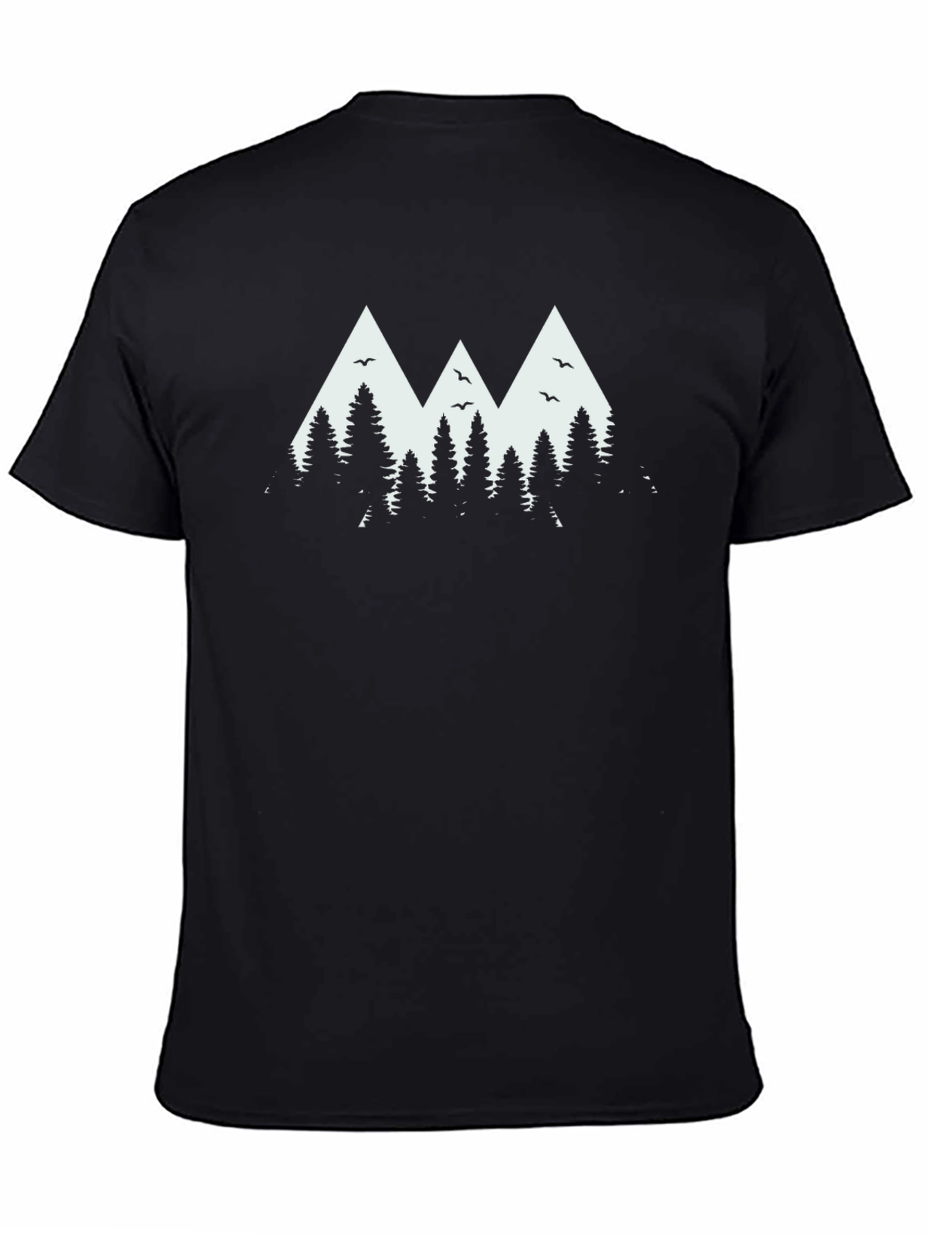 Mountain & Tree Graphic Tee - Nature Inspired Style