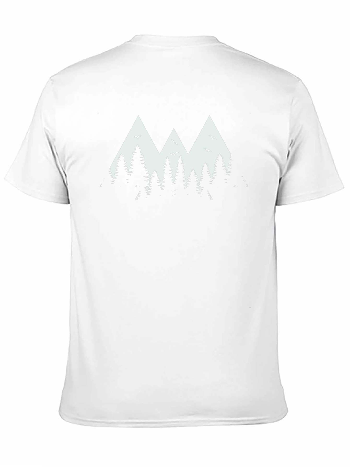 Mountain & Tree Graphic Tee - Nature Inspired Style