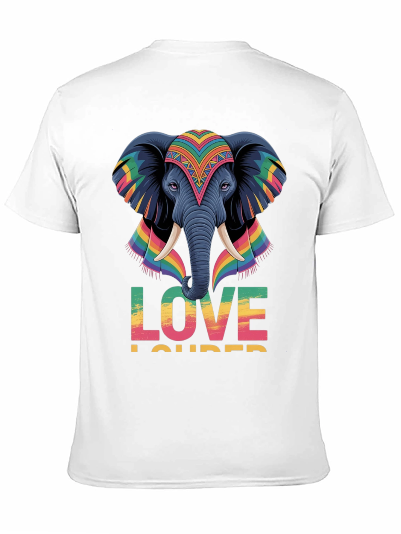 Elephant Love Louder Graphic Tee