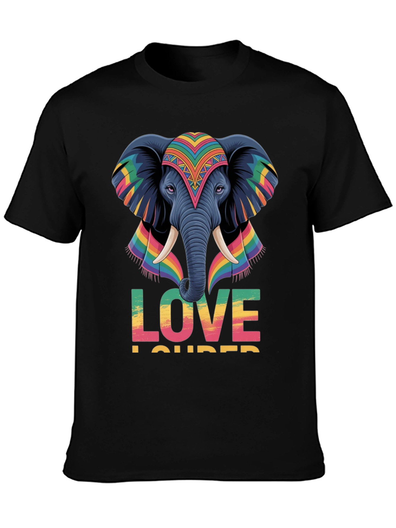 Elephant Love Louder Graphic Tee