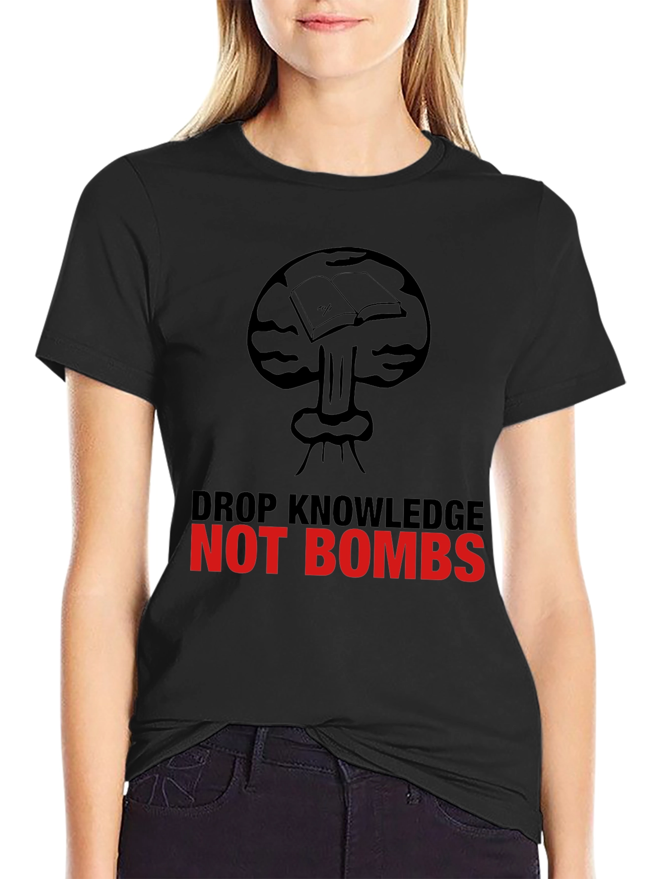 Knowledge Not Bombs Graphic Tee