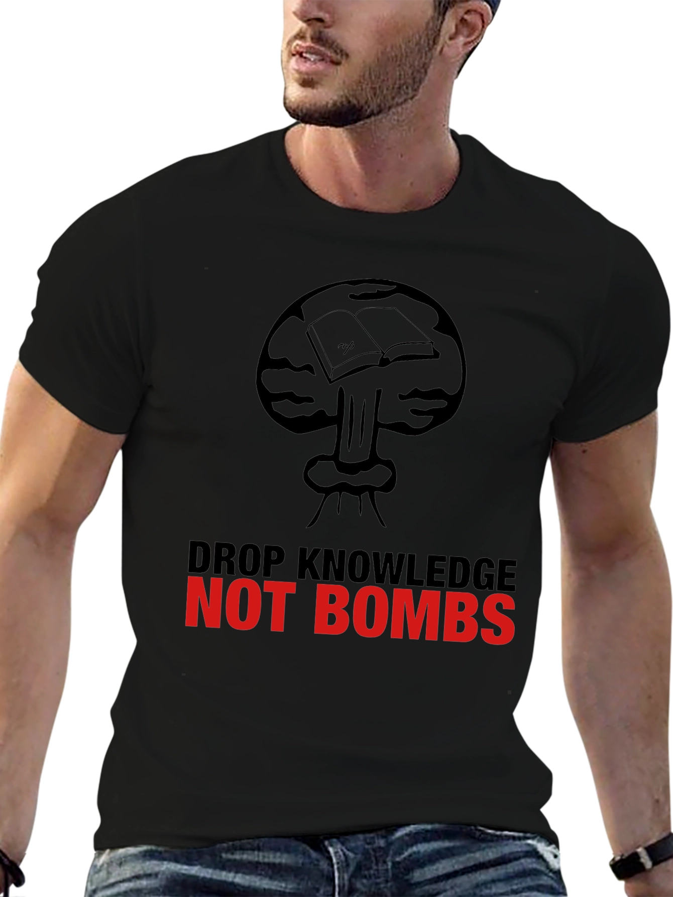 Knowledge Not Bombs Graphic Tee