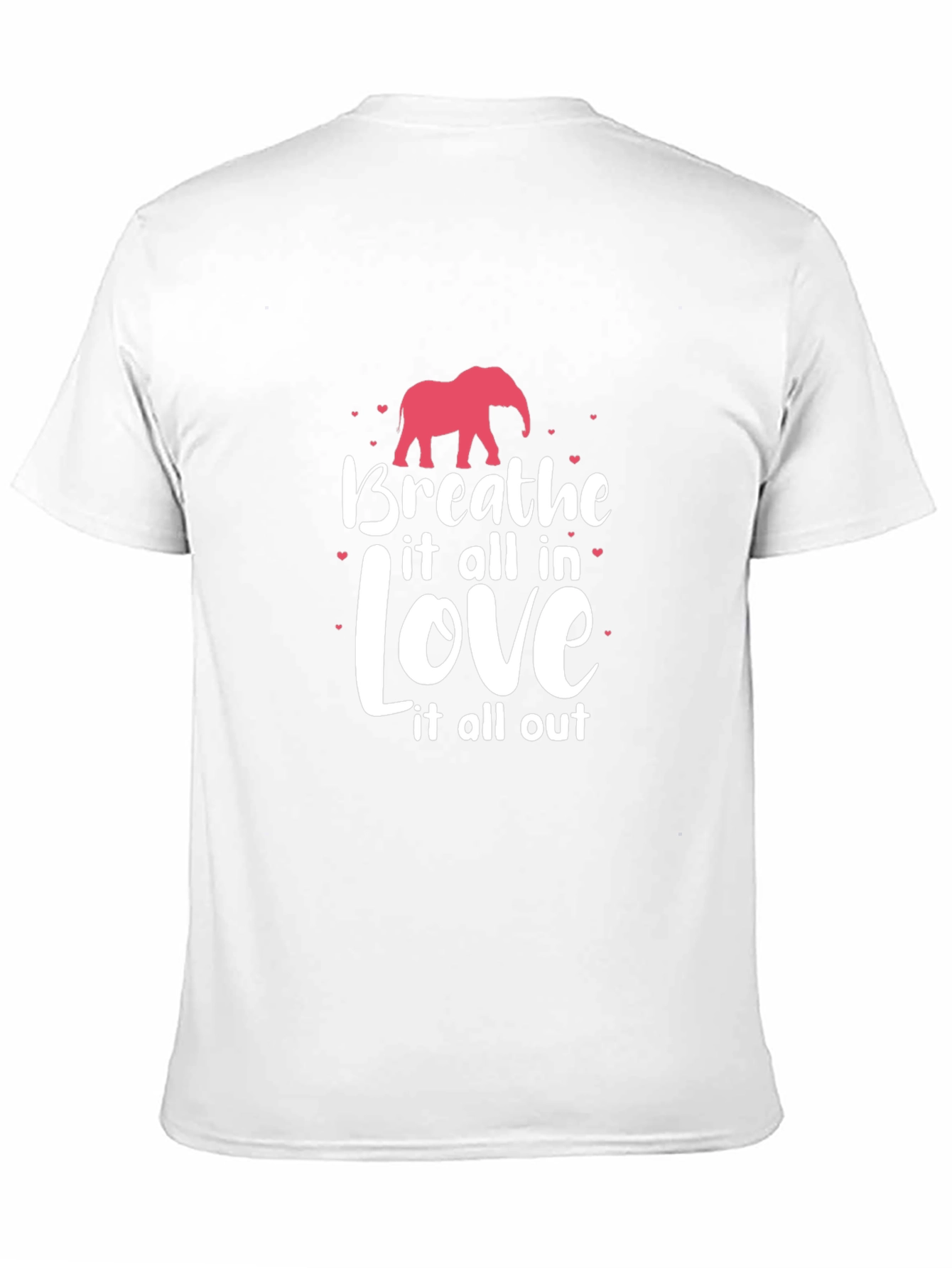 Breathe Love T-Shirt - Elephant Graphic Tee