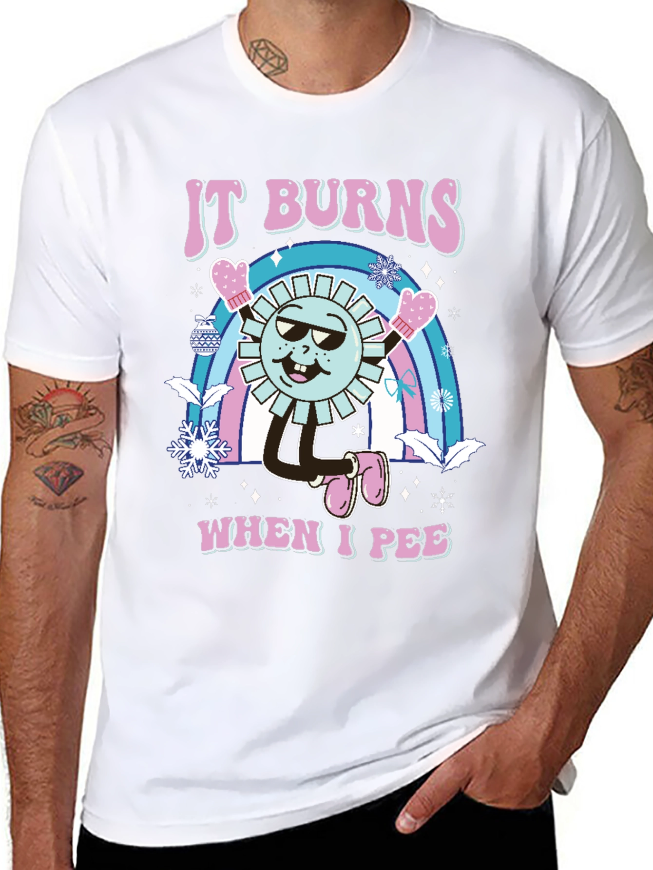 It Burns When I Pee Novelty T-Shirt