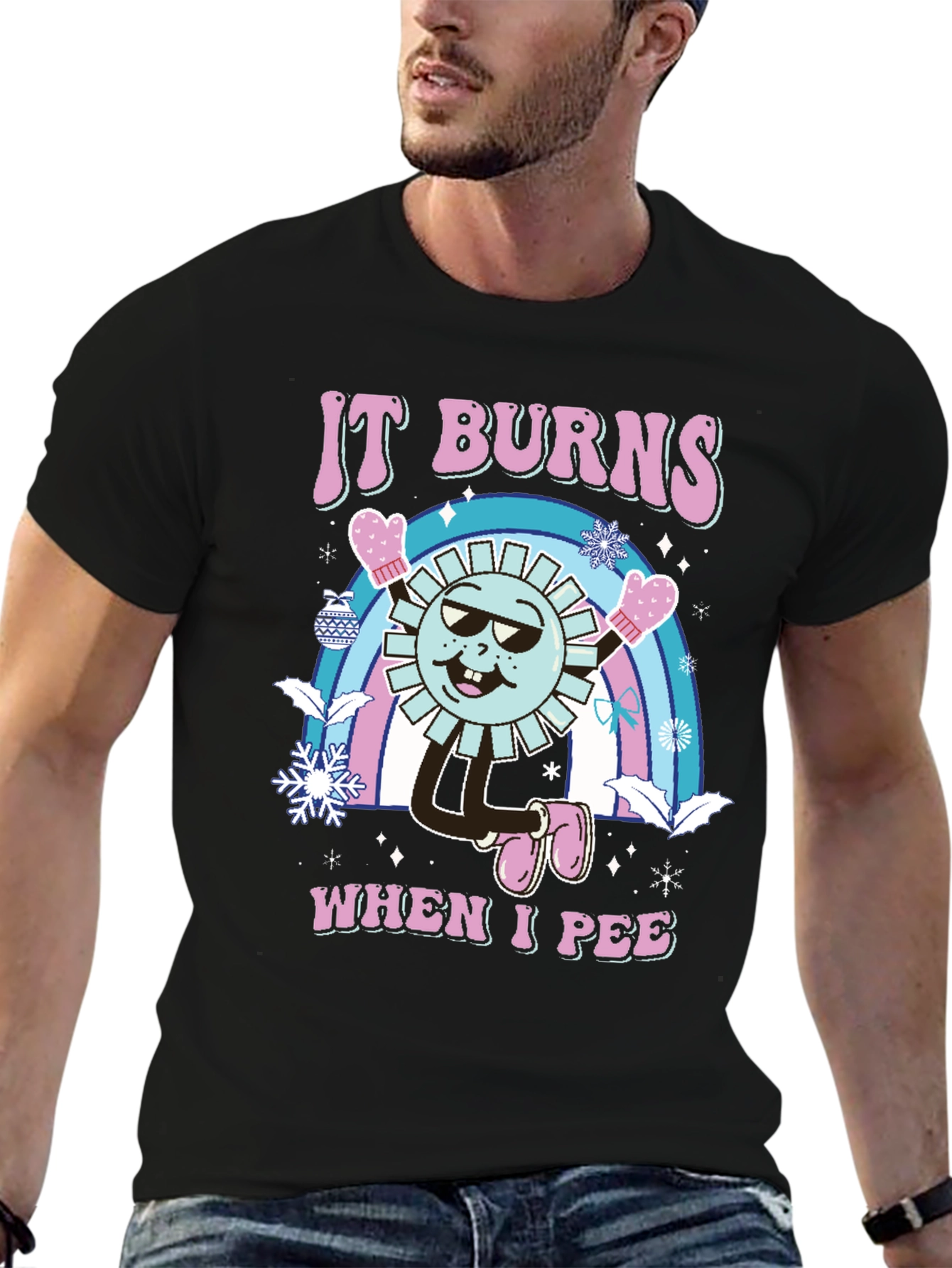 It Burns When I Pee Novelty T-Shirt