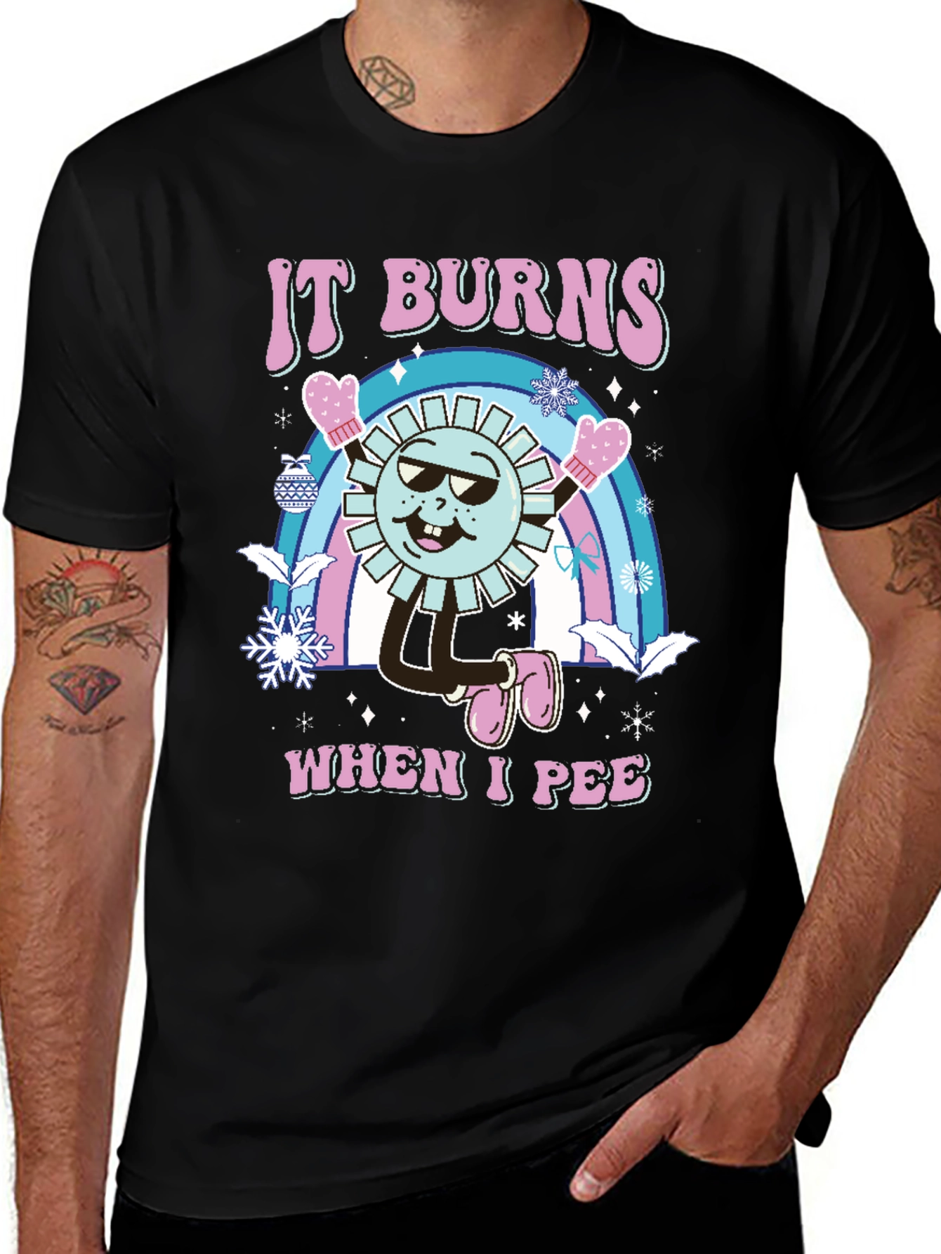 It Burns When I Pee Novelty T-Shirt