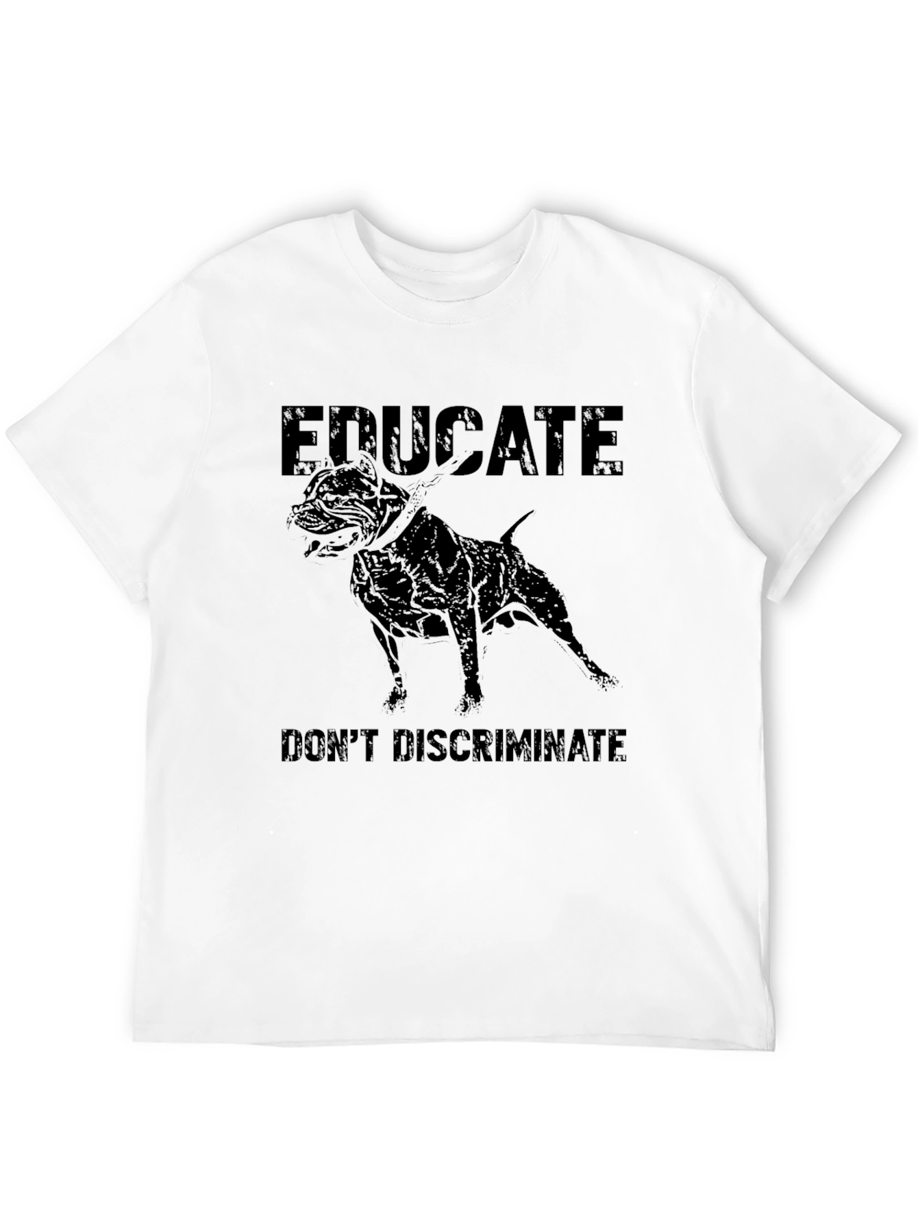 Educate Dont Discriminate Graphic T-Shirt