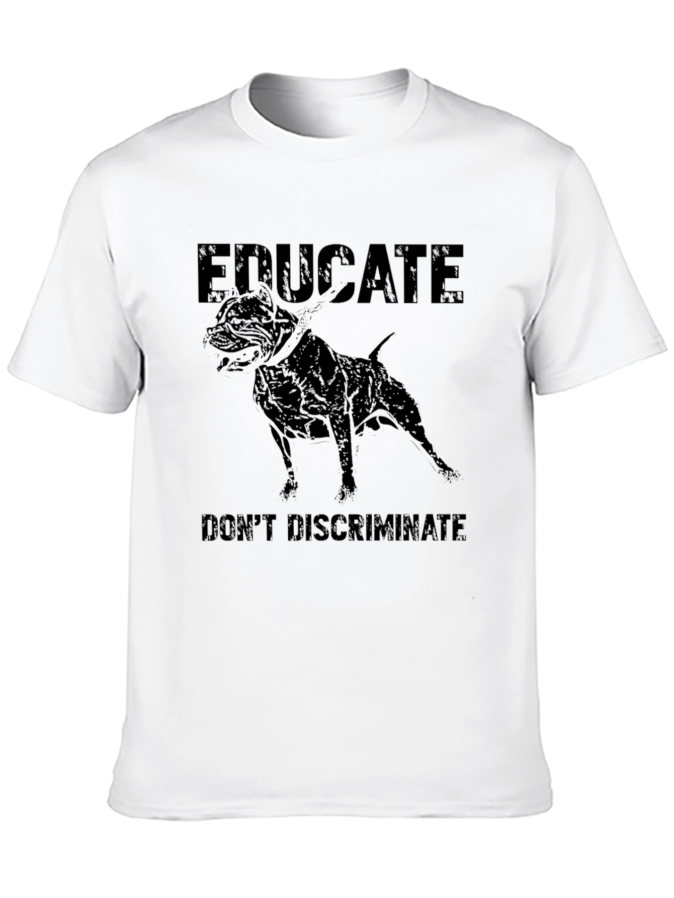 Educate Dont Discriminate Graphic T-Shirt