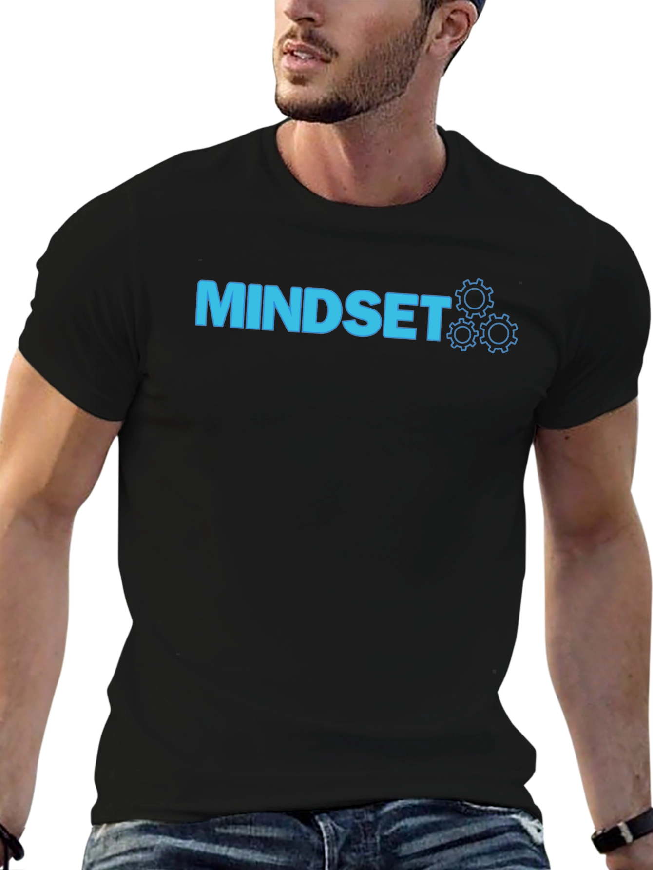 Mindset Gears Graphic T-Shirt - Casual Style
