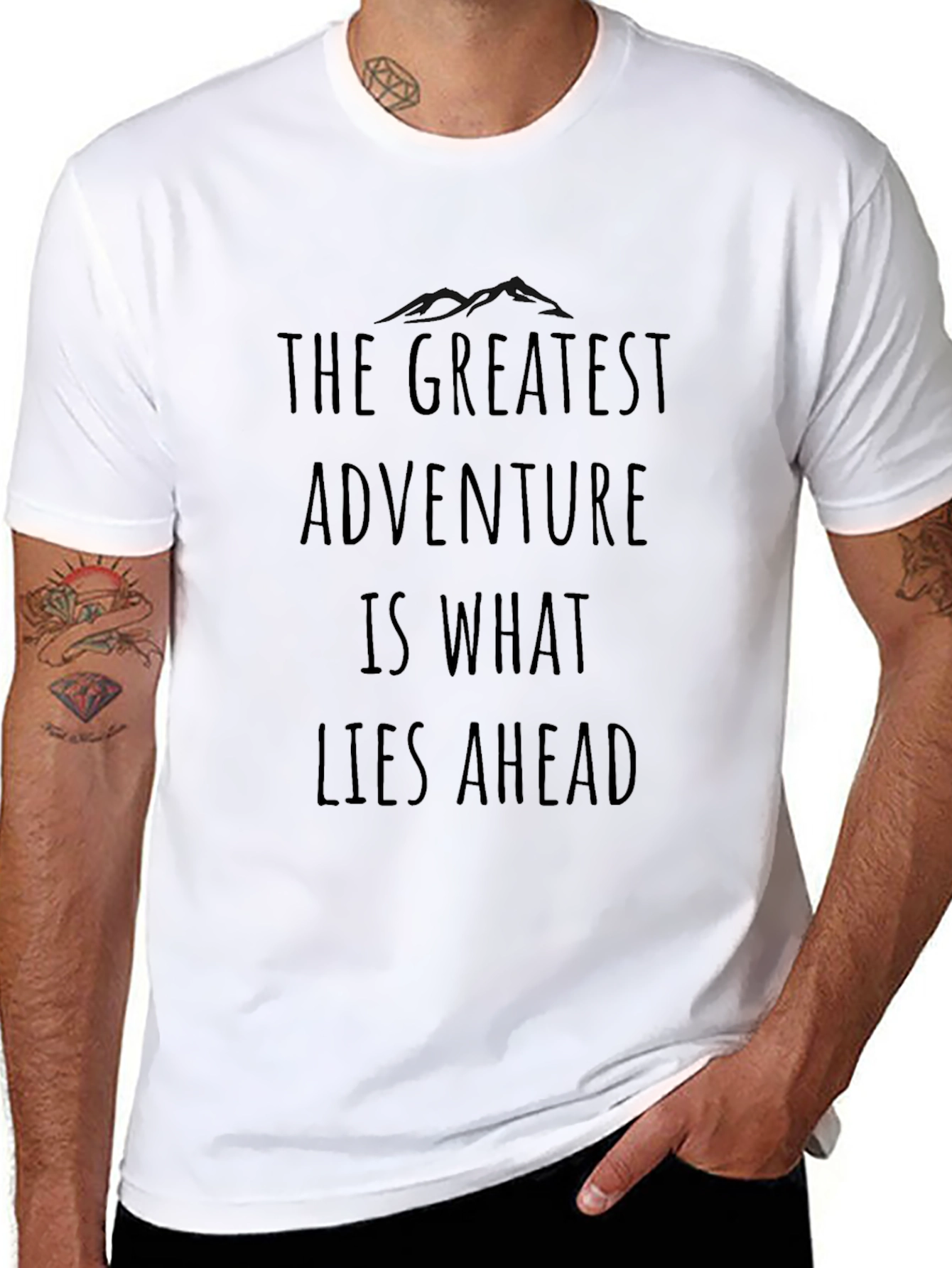 Adventure Awaits Graphic Tee - Mens