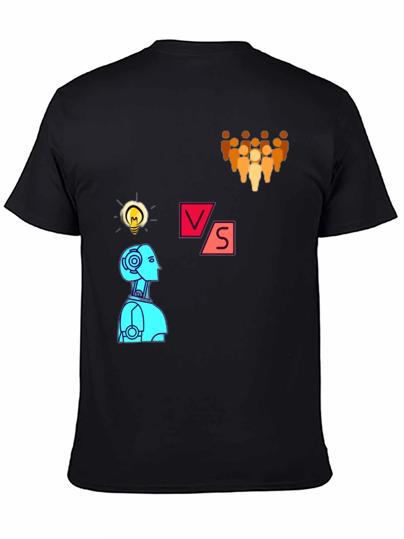 AI vs Humans T-Shirt - Innovation Design