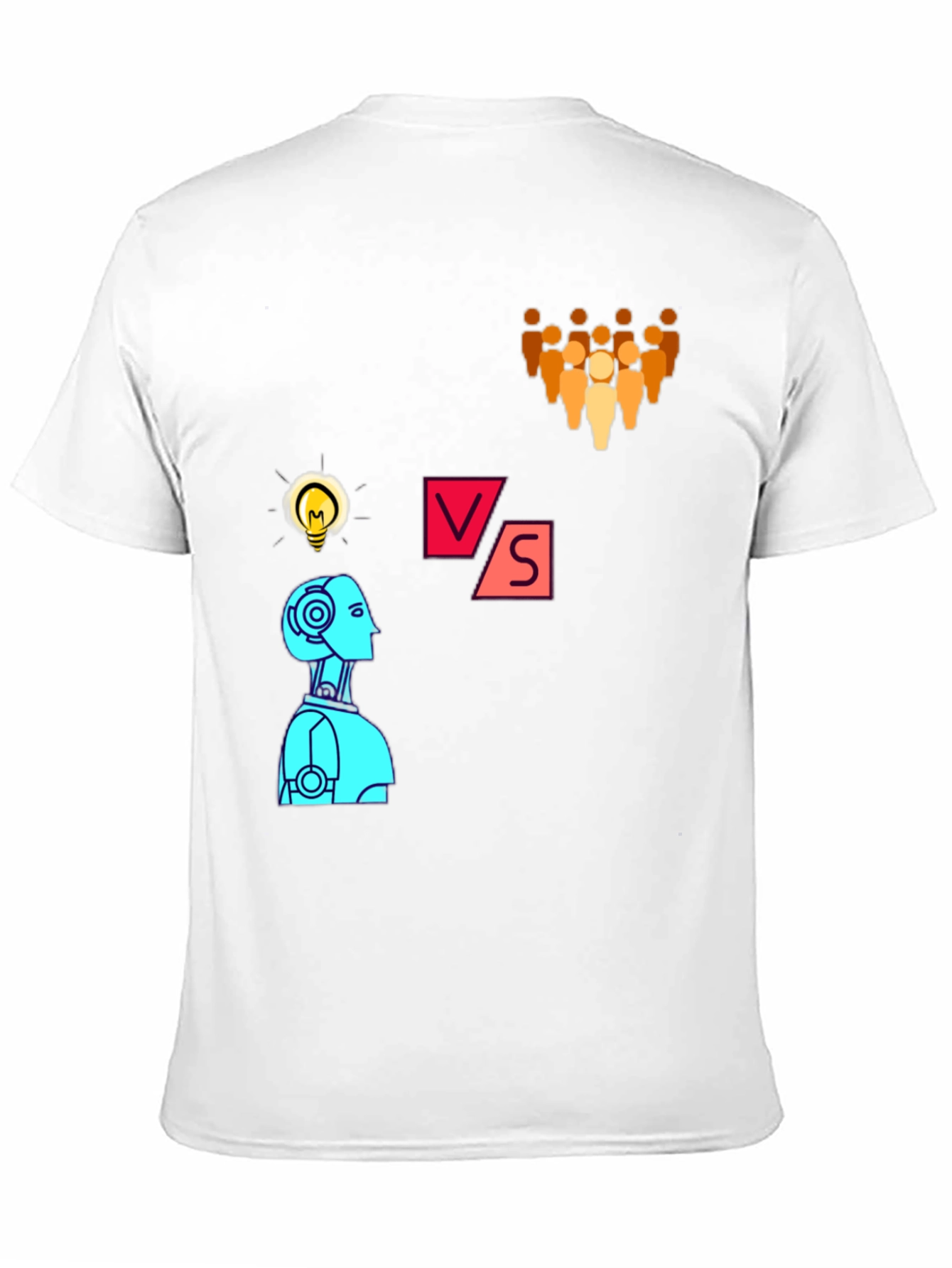AI vs Humans T-Shirt - Innovation Design