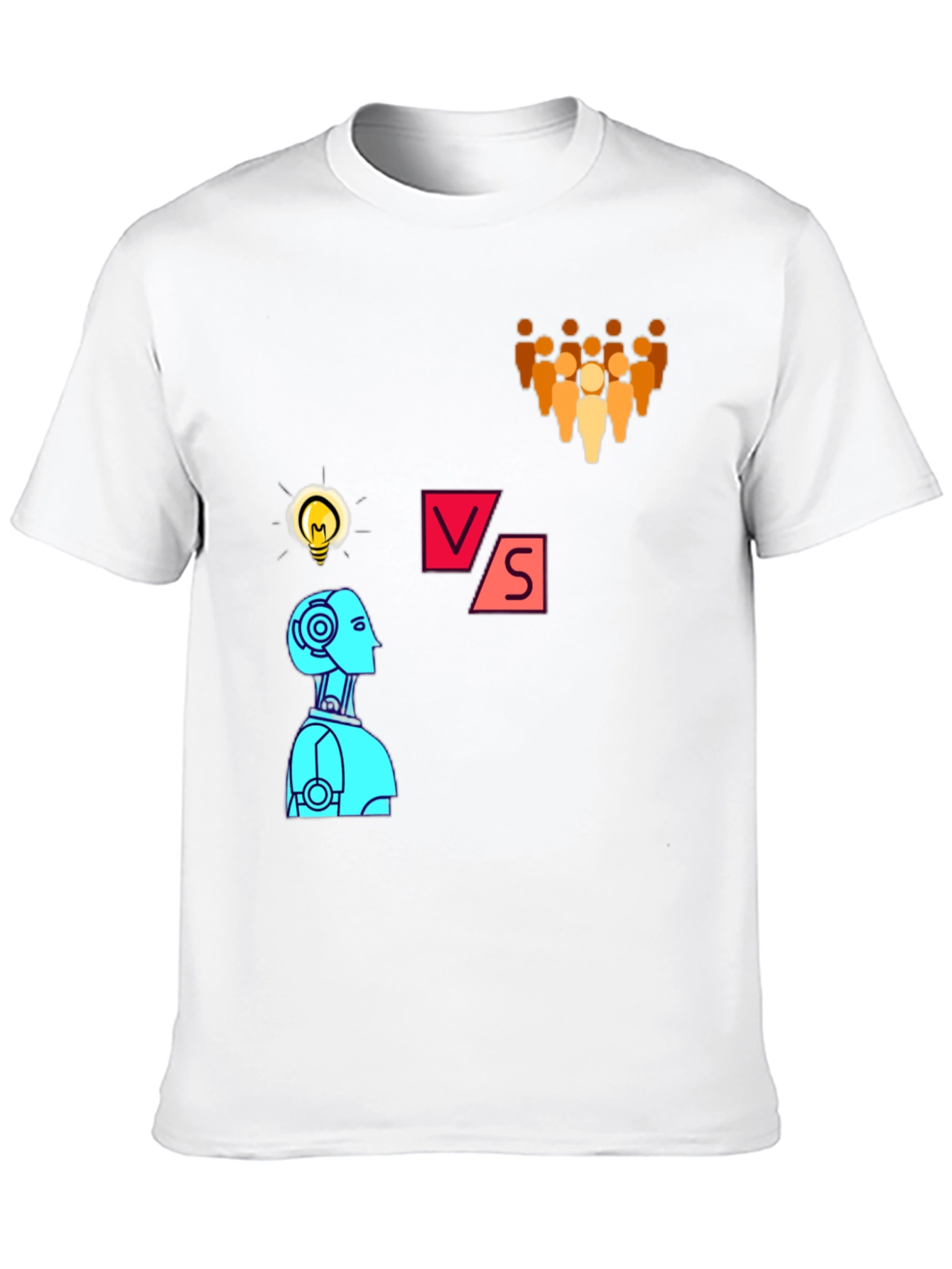 AI vs Humans T-Shirt - Innovation Design
