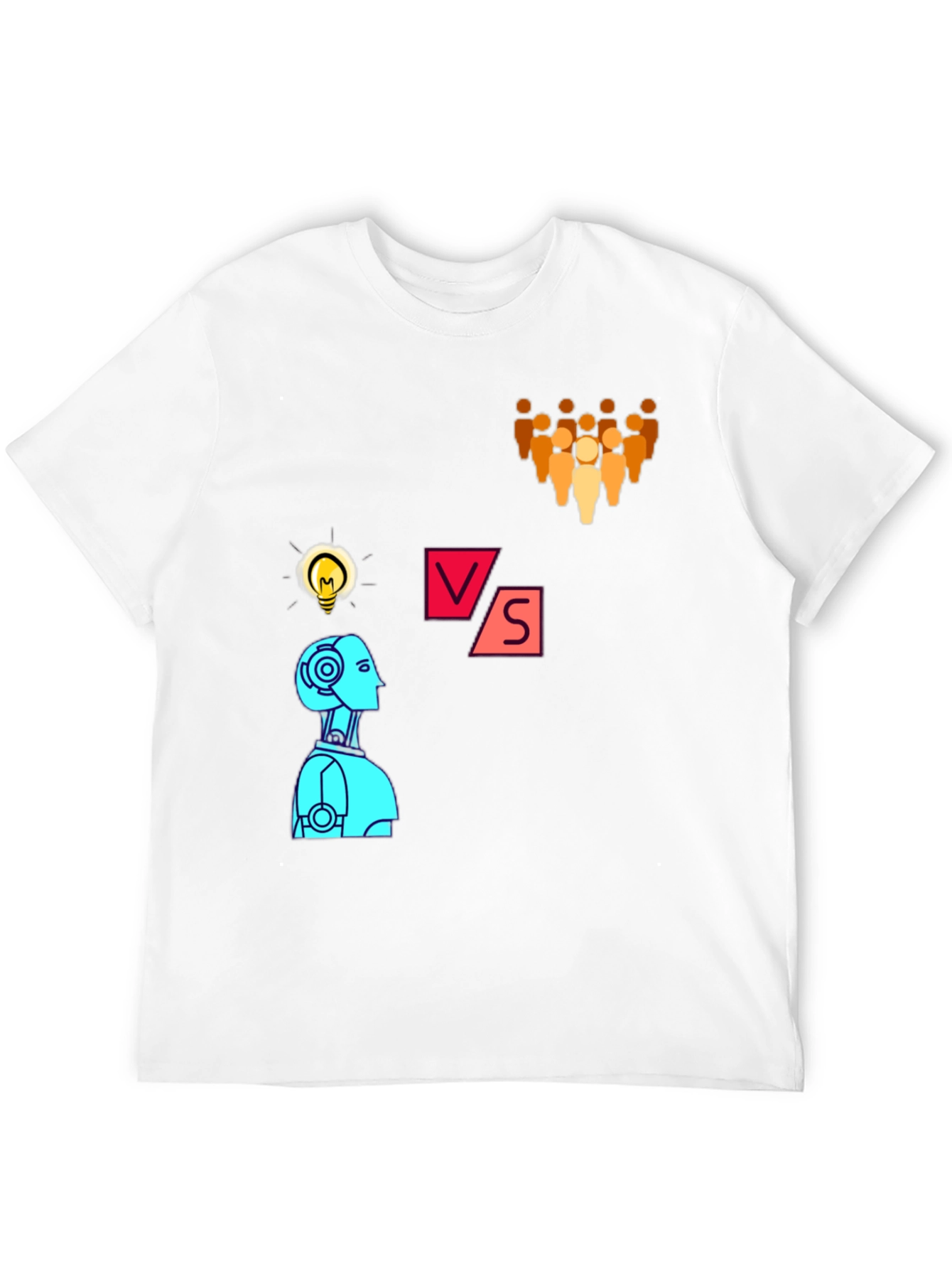 AI vs Humans T-Shirt - Innovation Design