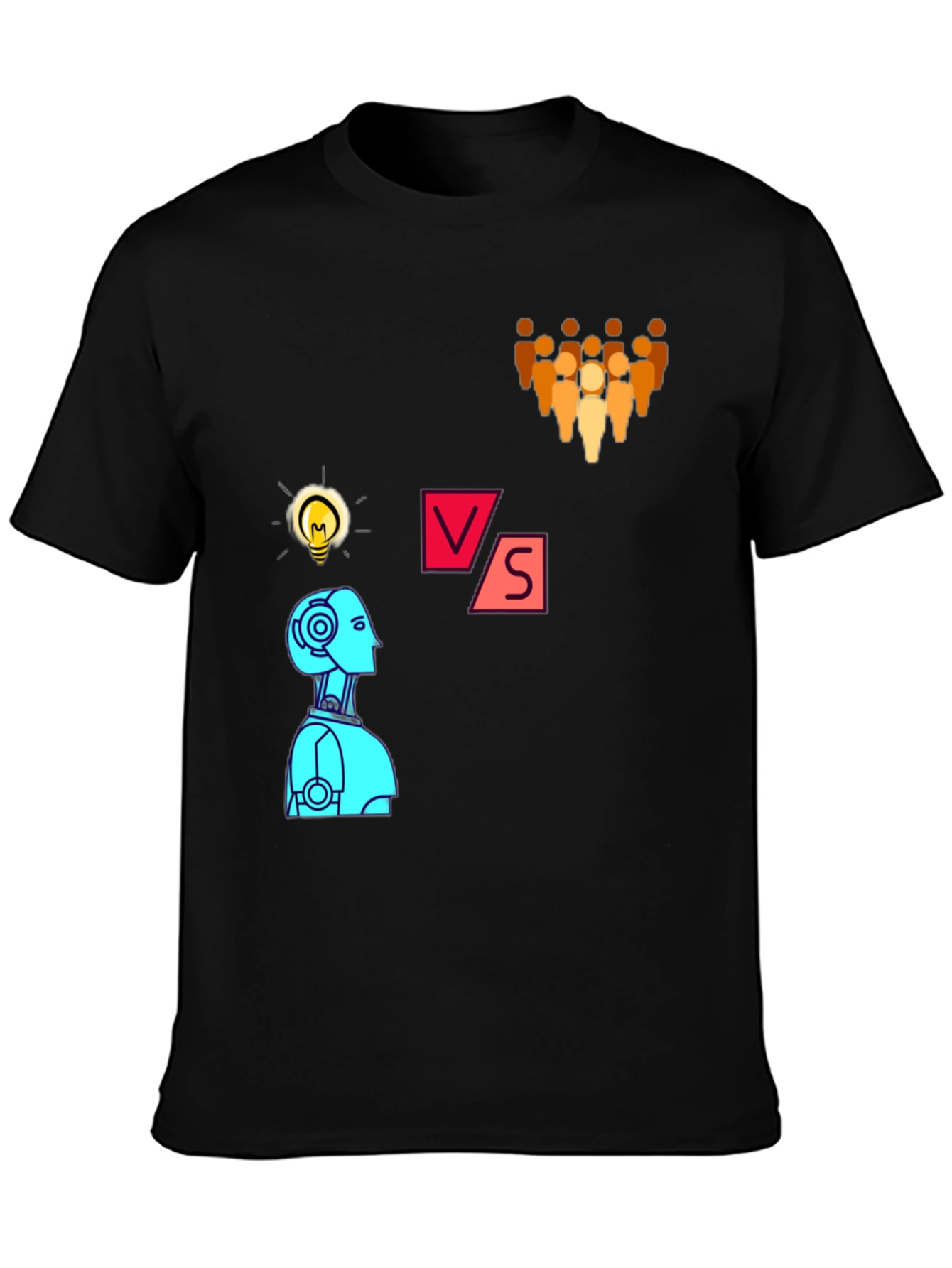 AI vs Humans T-Shirt - Innovation Design