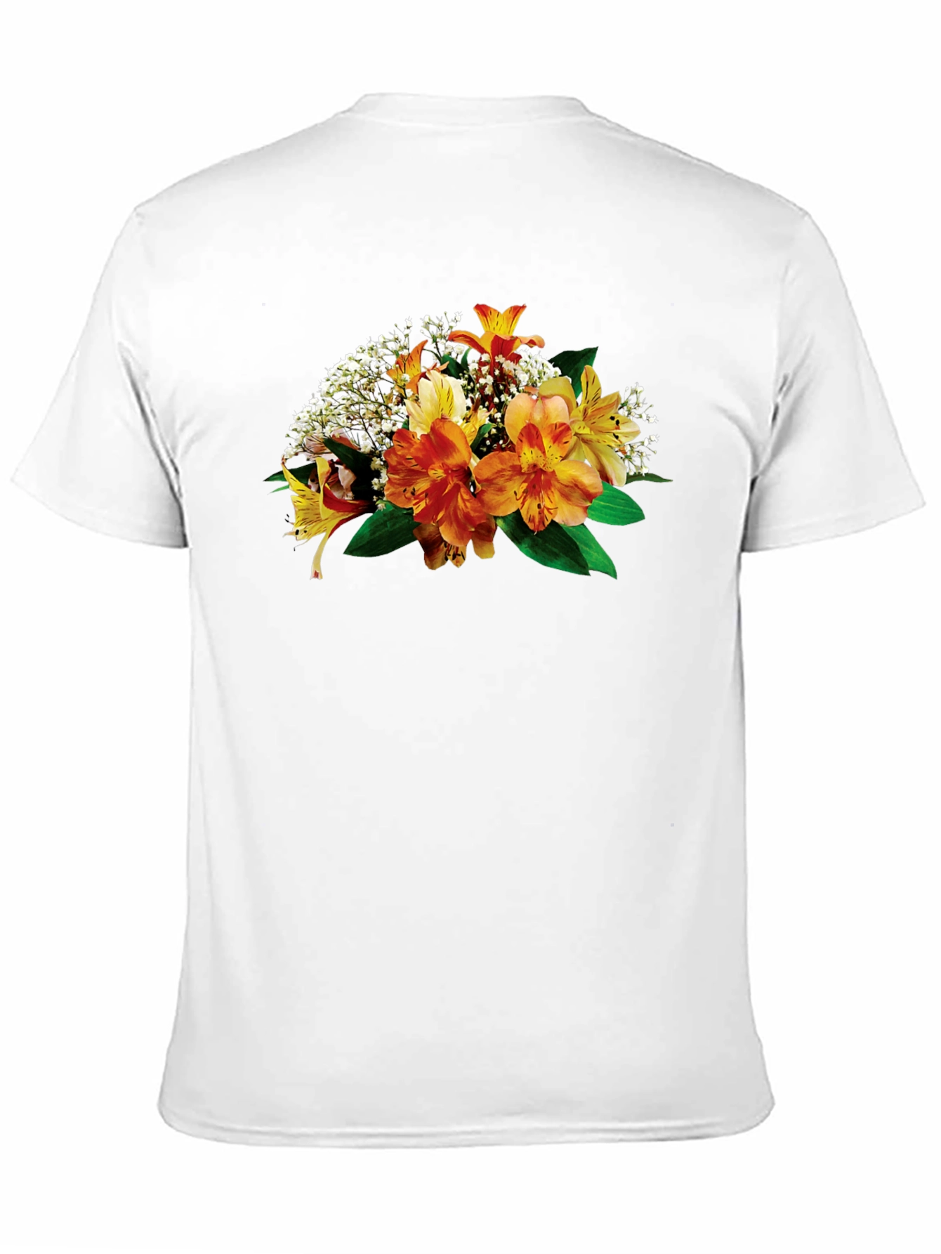 Floral Print Crew Neck T-Shirt