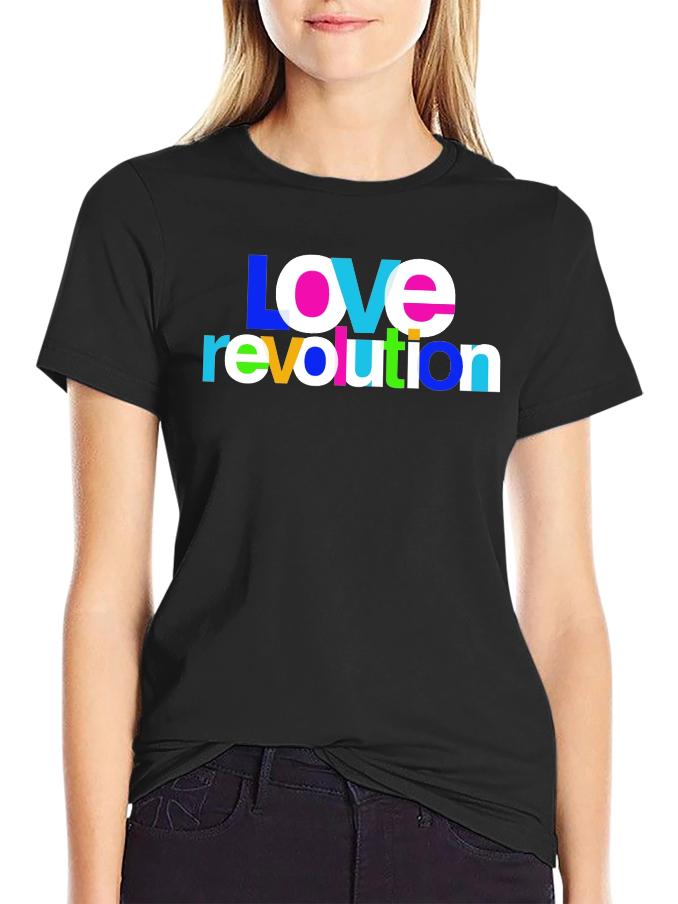 Love Revolution Graphic T-Shirt - Bold Statement Tee