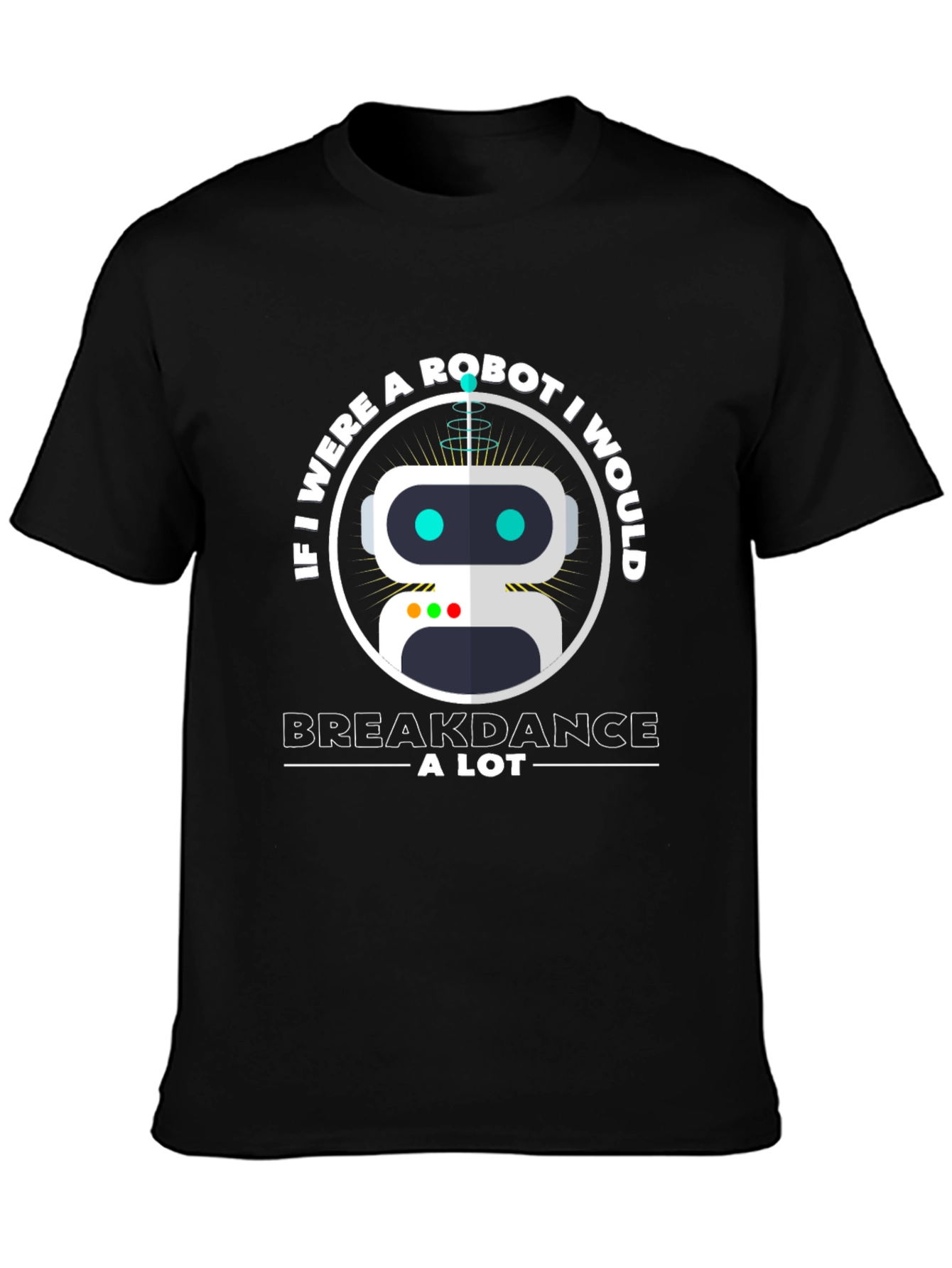 Robot Breakdance Graphic T-Shirt - Fun & Unique!