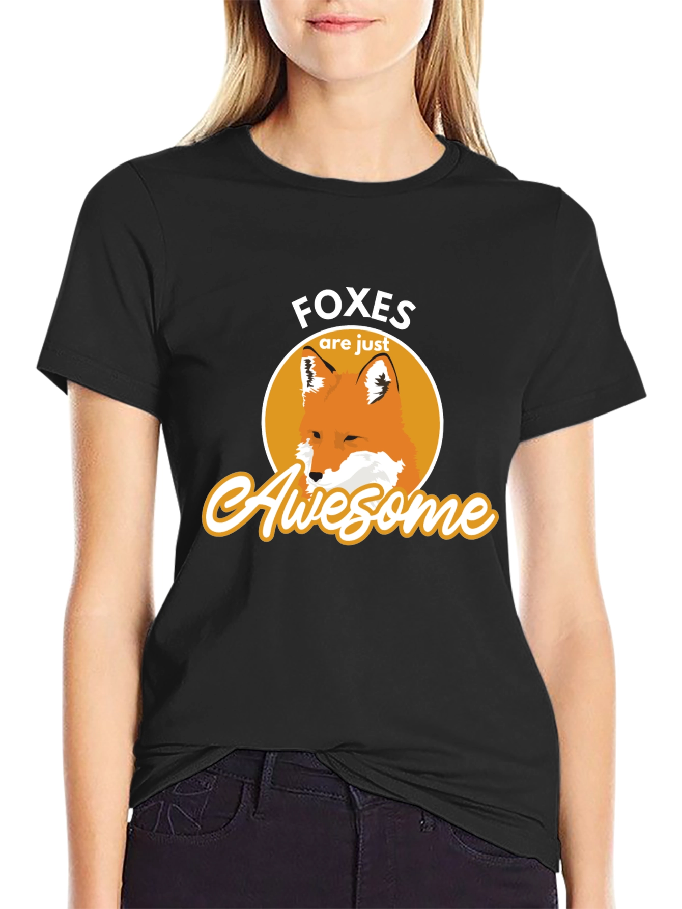 Foxes Are Awesome T-Shirt - Cute Animal Graphic Tee