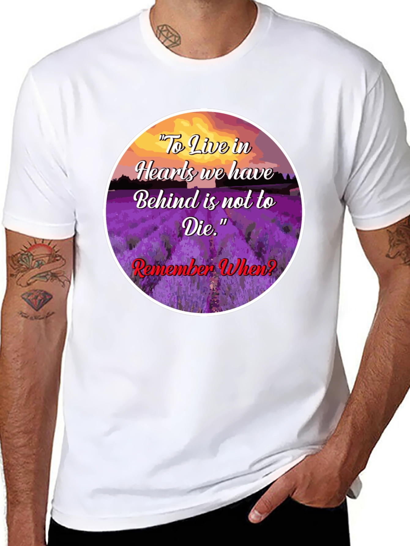 Lavender Field T-Shirt: Remember When?