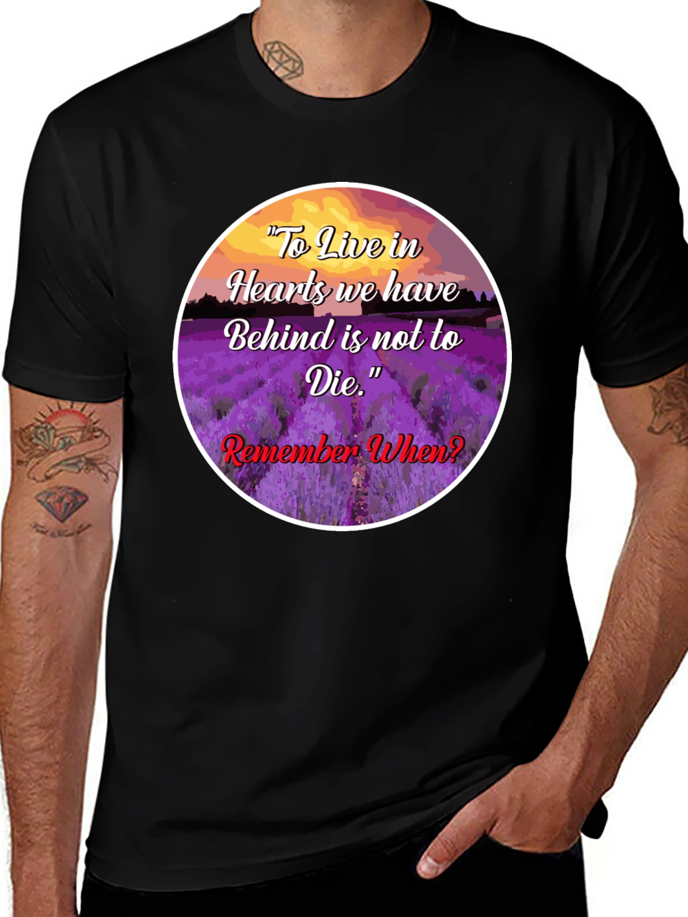 Lavender Field T-Shirt: Remember When?