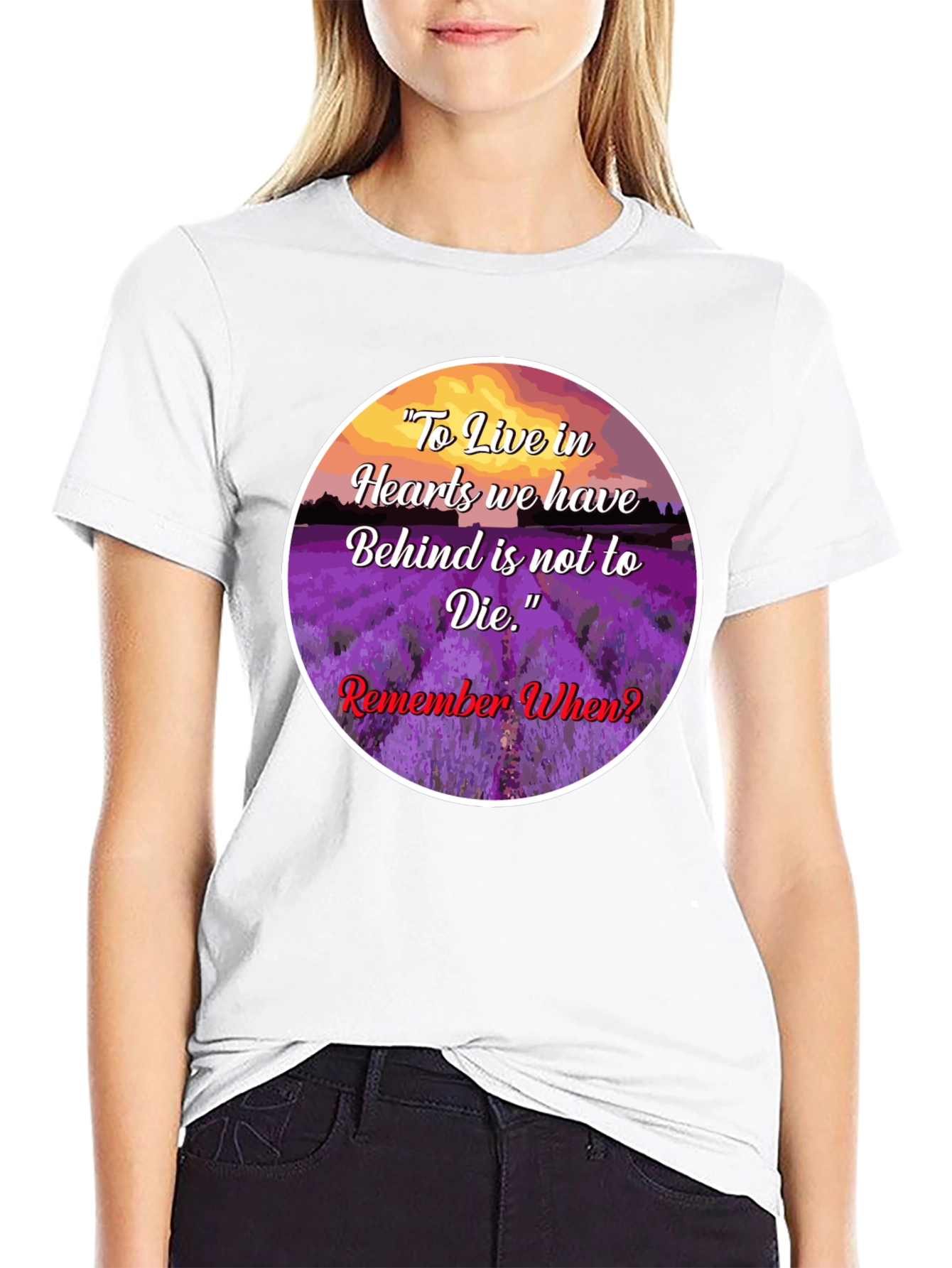 Lavender Field T-Shirt: Remember When?