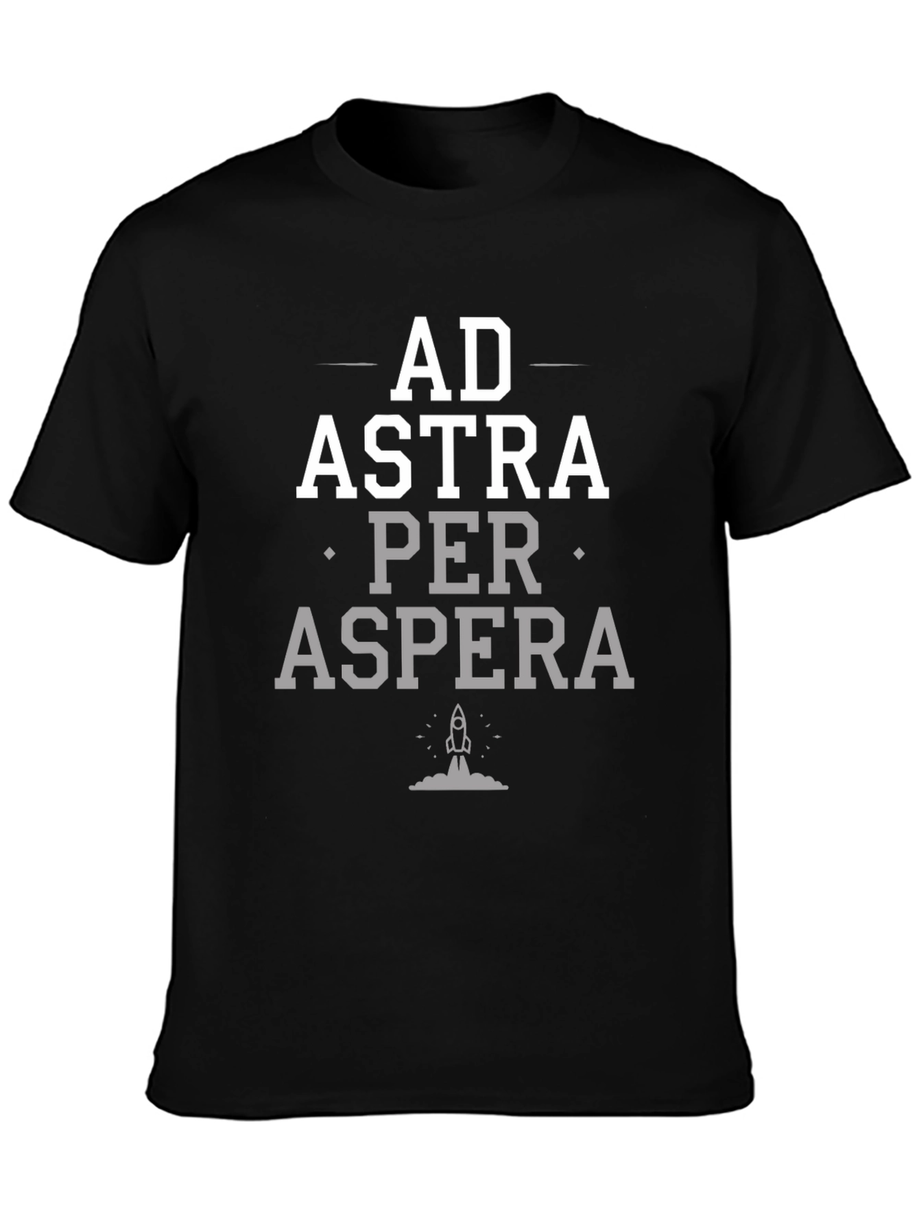 Ad Astra Per Aspera T-Shirt - Space & Perseverance