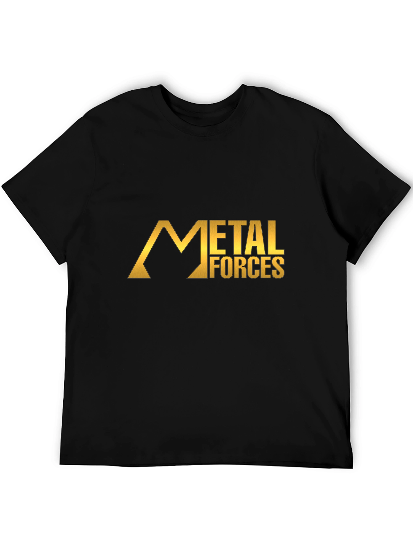 Metal Forces Black Graphic Tee
