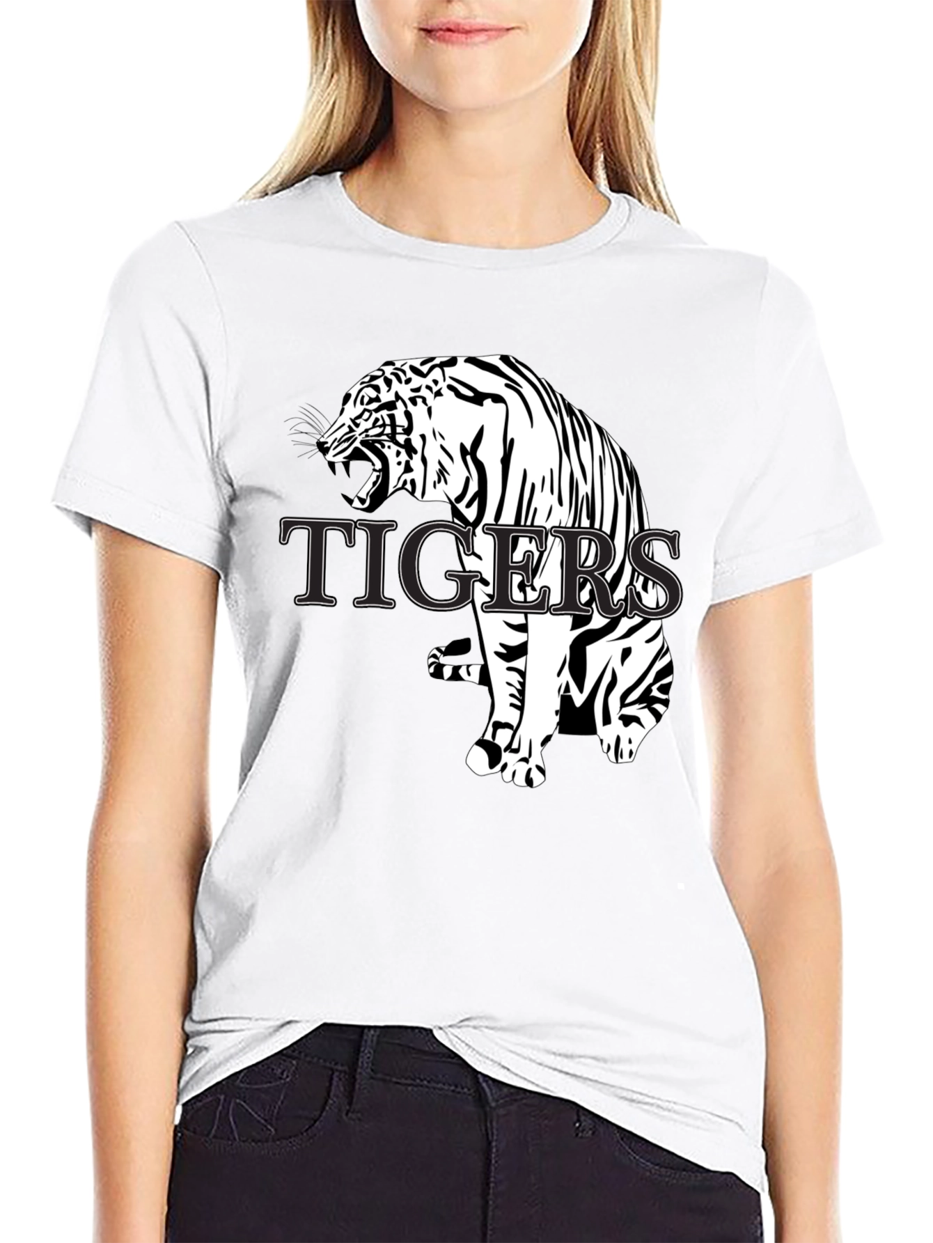 Tiger Graphic T-Shirt - Bold Animal Print Tee