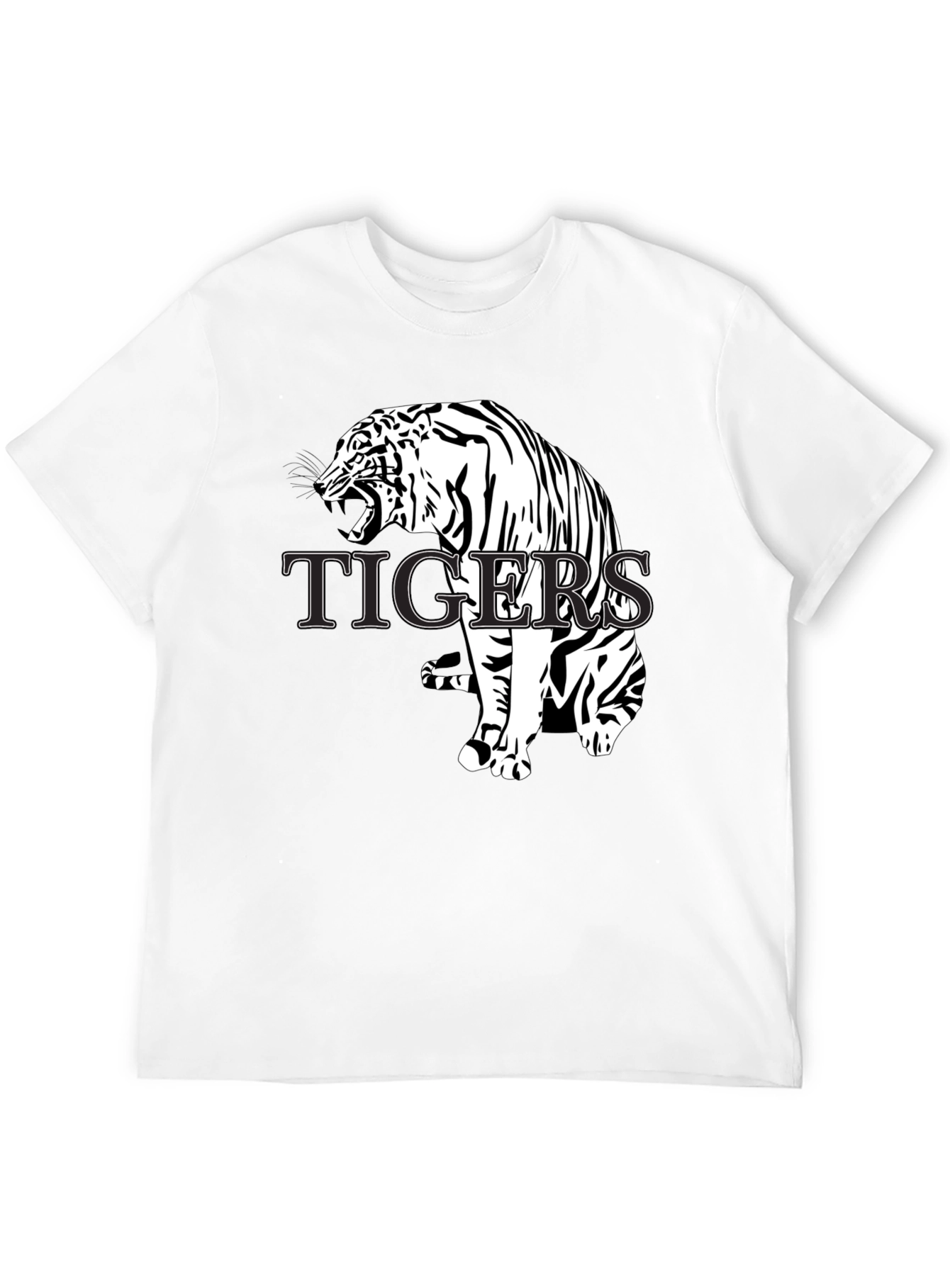 Tiger Graphic T-Shirt - Bold Animal Print Tee